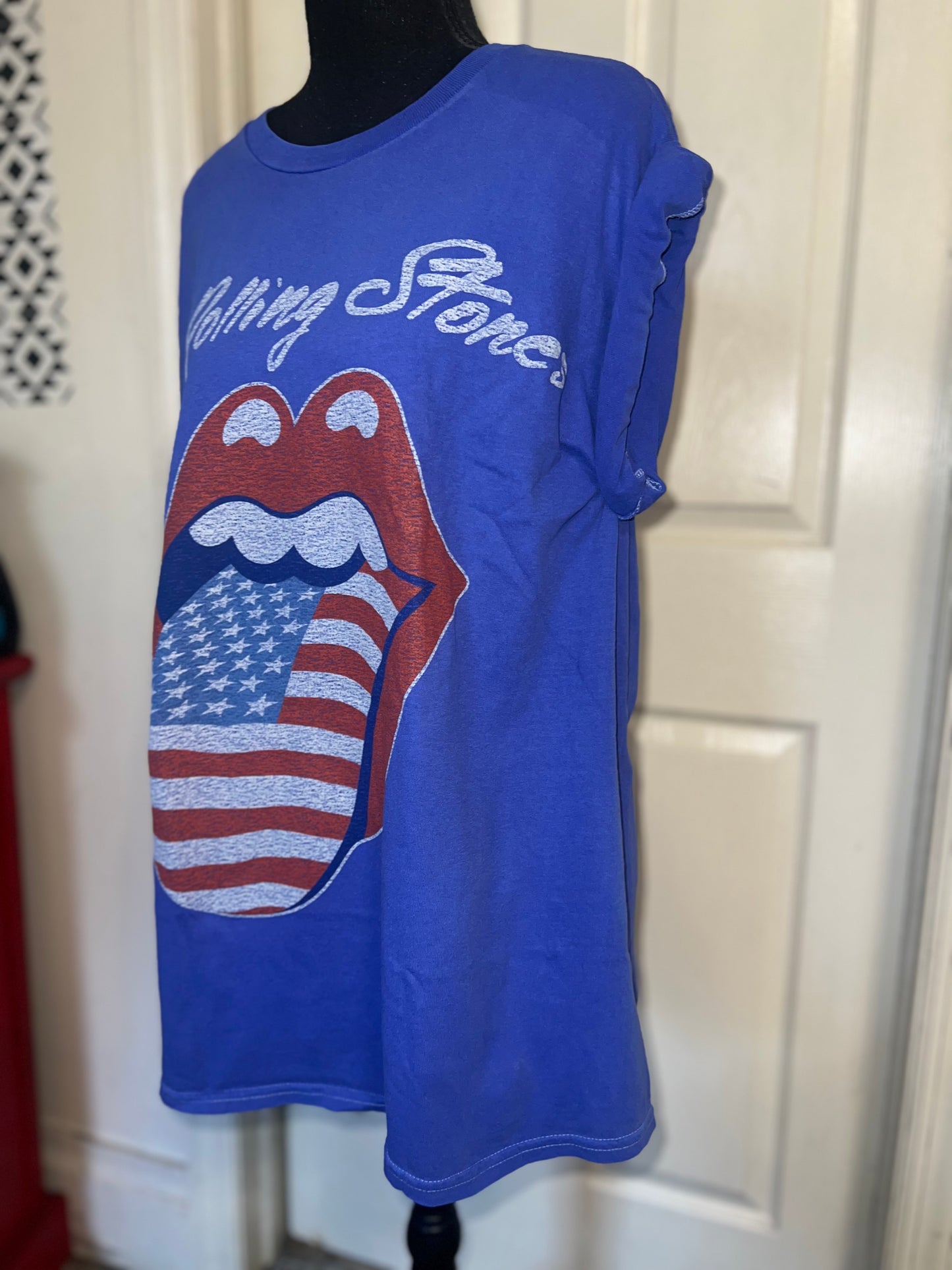 The Rolling Stones Oversized Distressed Tee