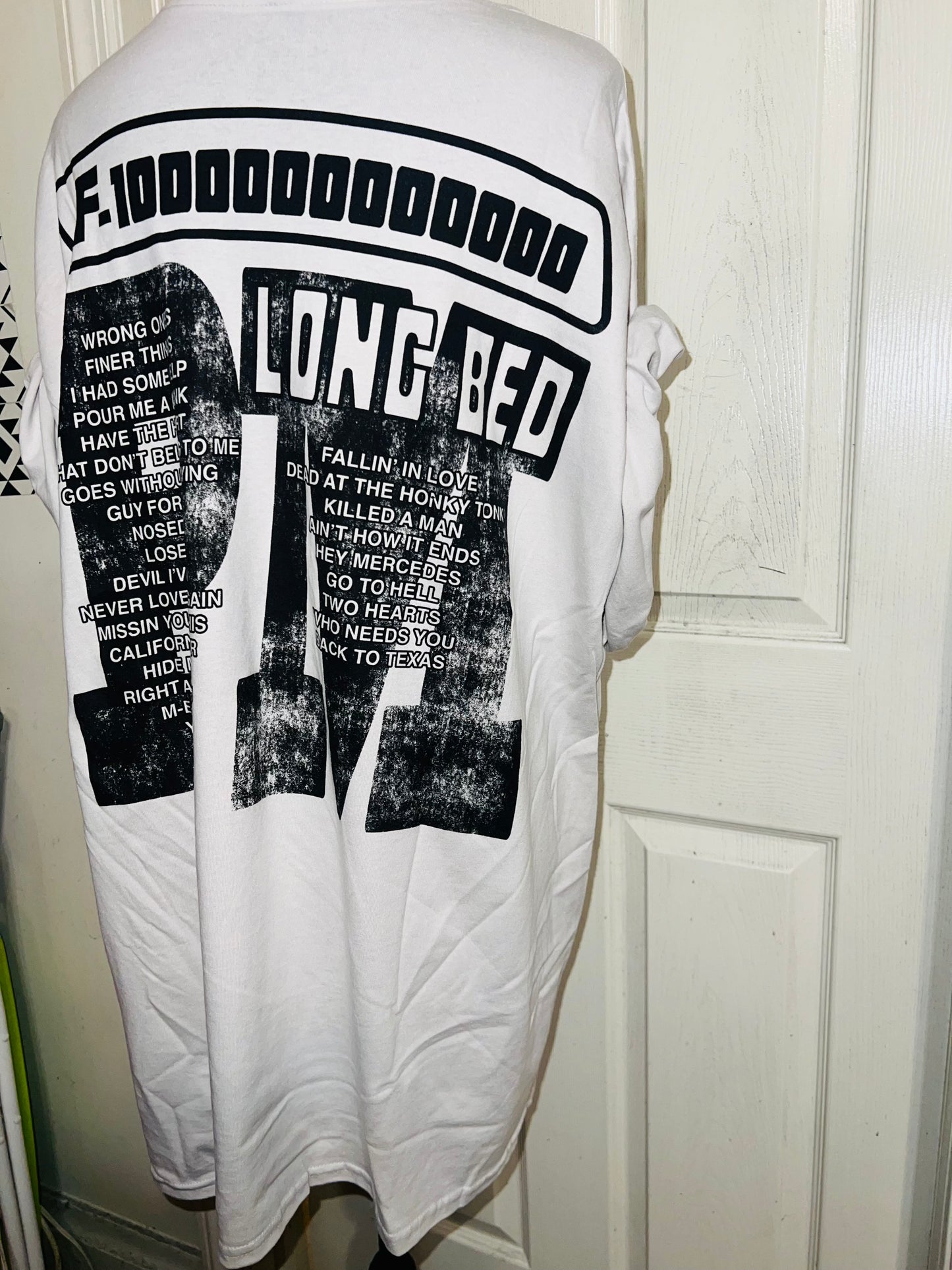 Post Malone Double Sided Oversized Distressed Tee