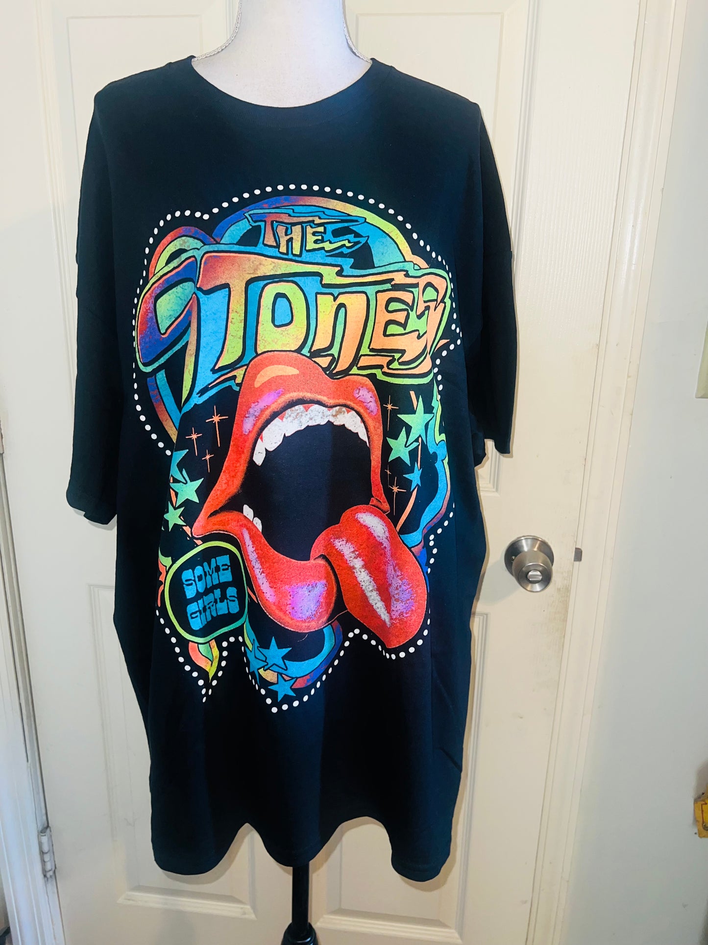 Rolling Stones Oversized Distressed Tee