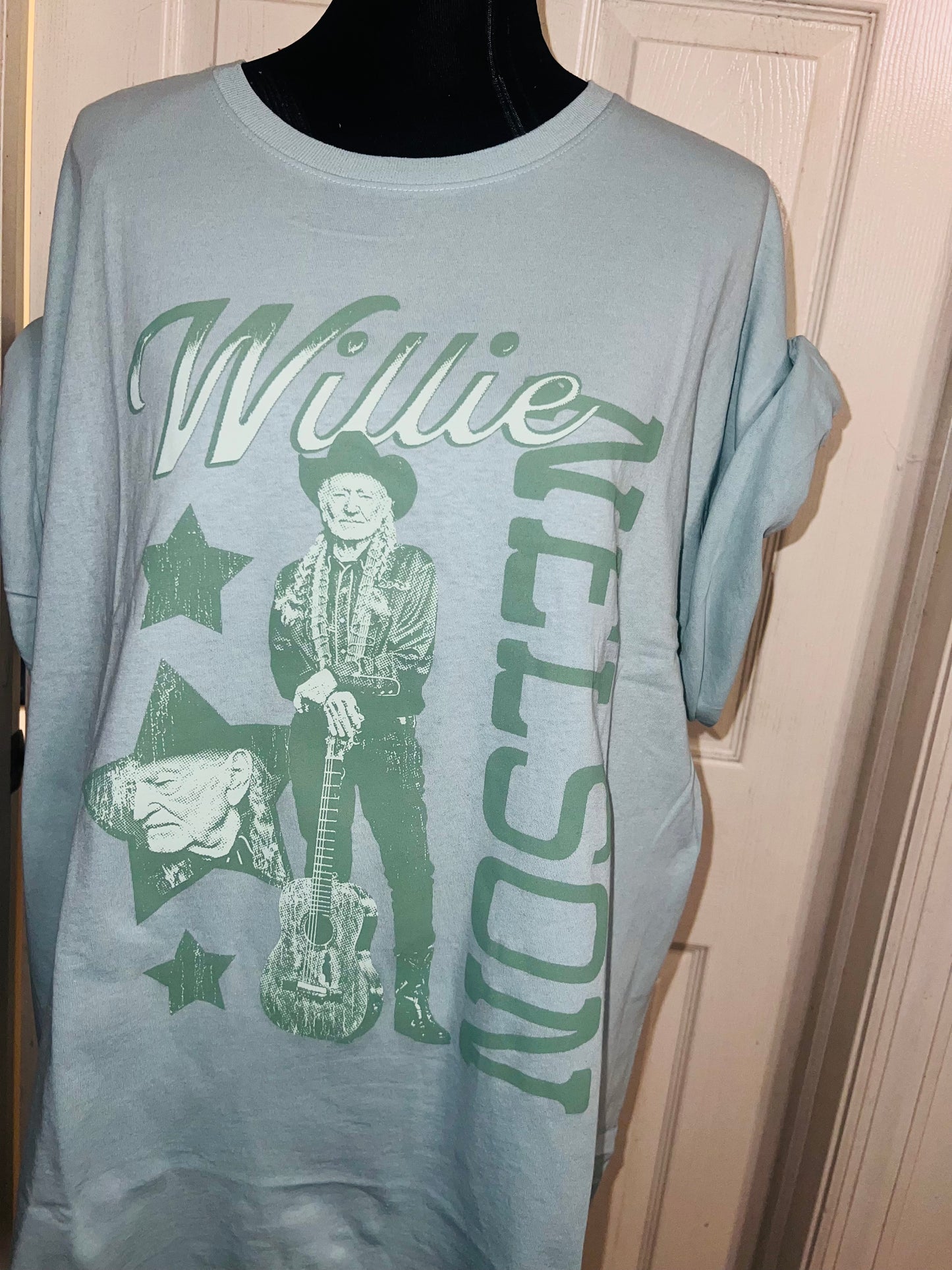 Willie Nelson Oversized Distressed Tee