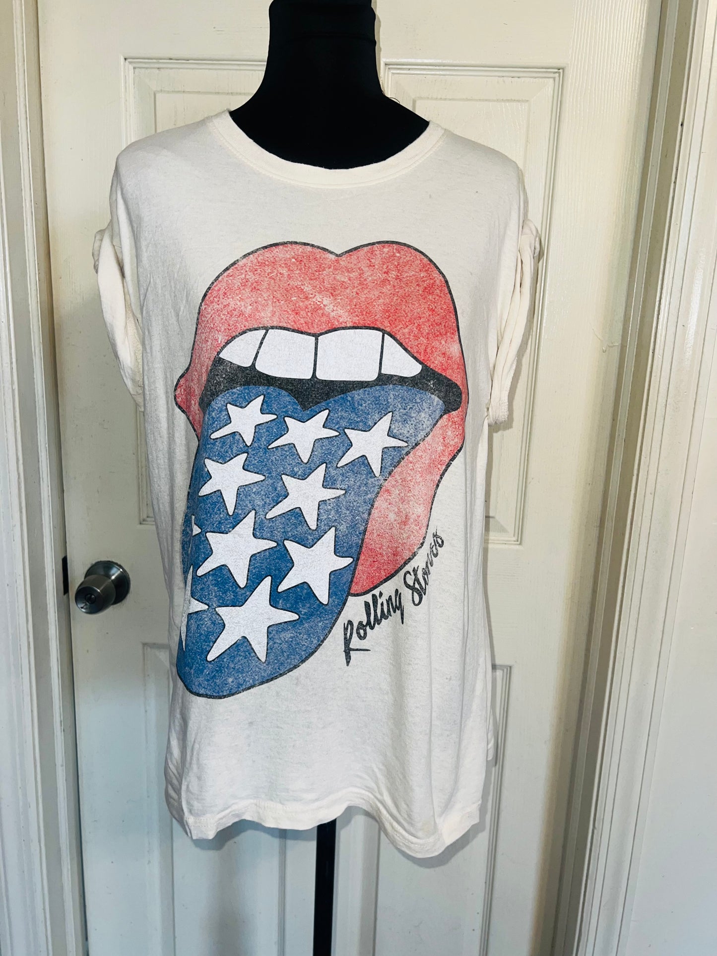 Rolling Stones Oversized Distressed Tee