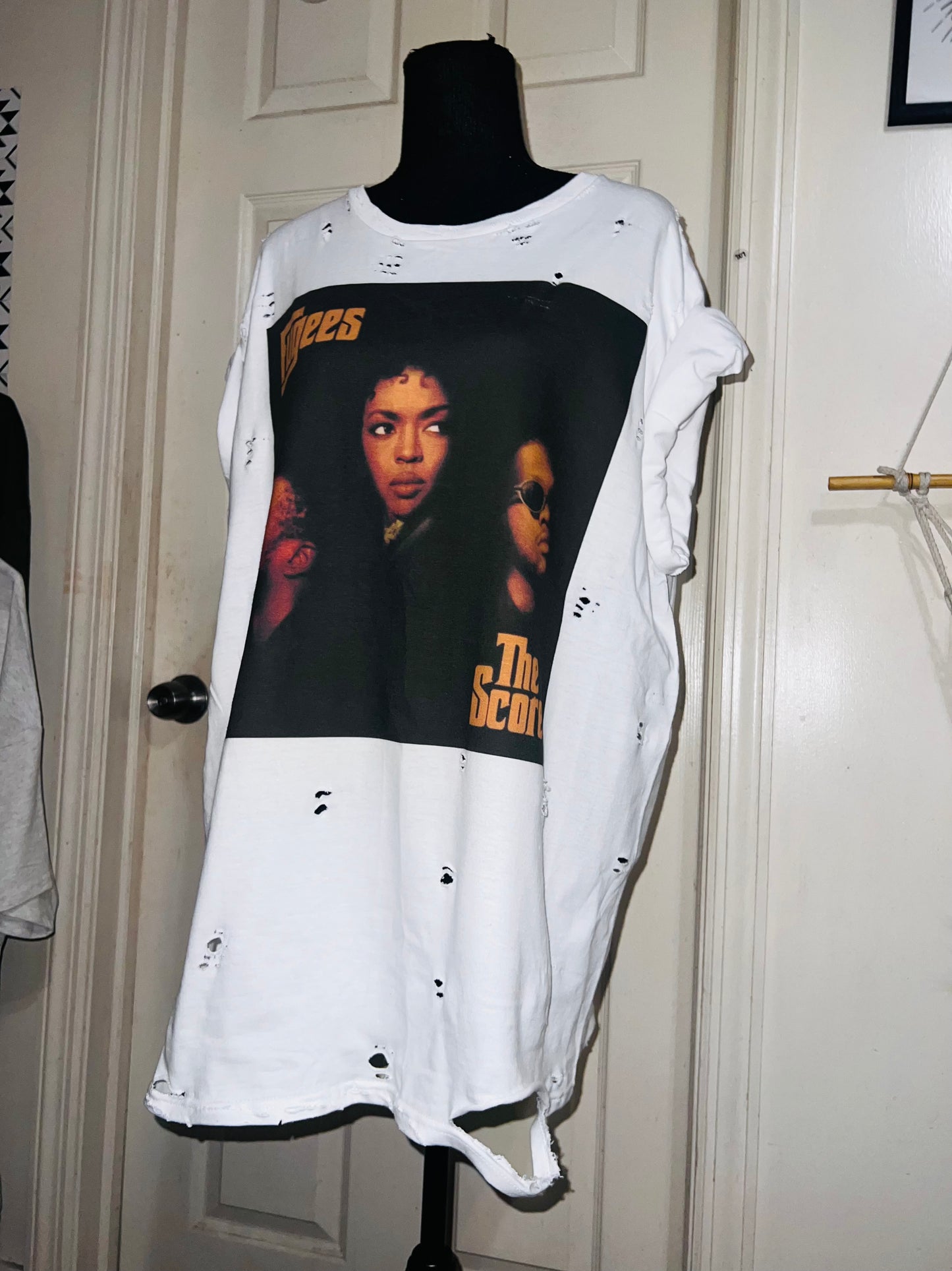 Fugees Oversized Distressed Tee