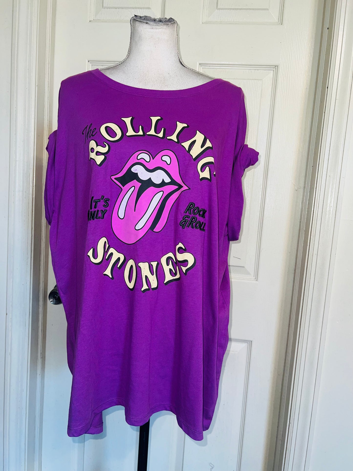 The Rolling Stones Oversized Distressed Tee