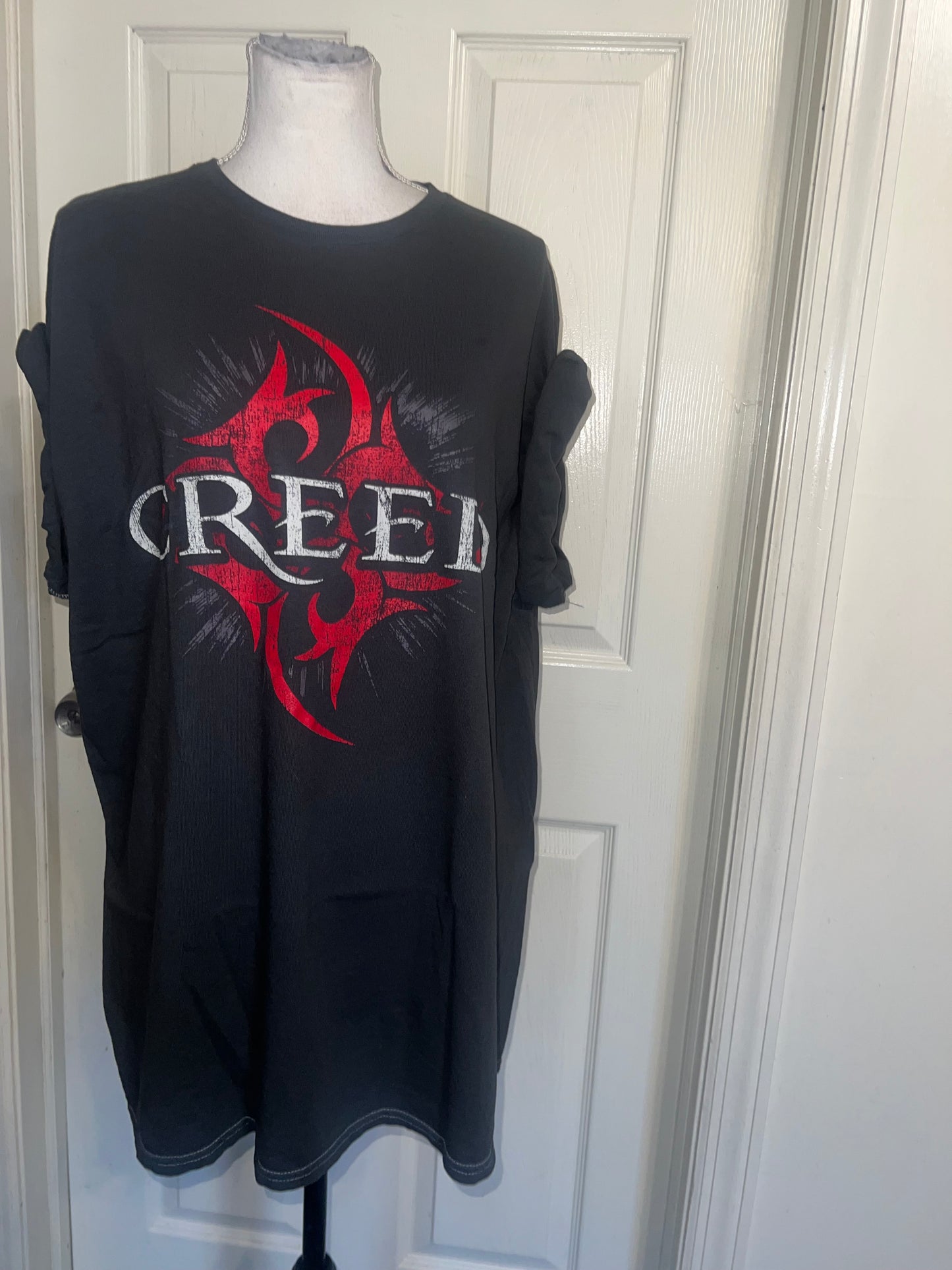 Creed Oversized Distressed Tee