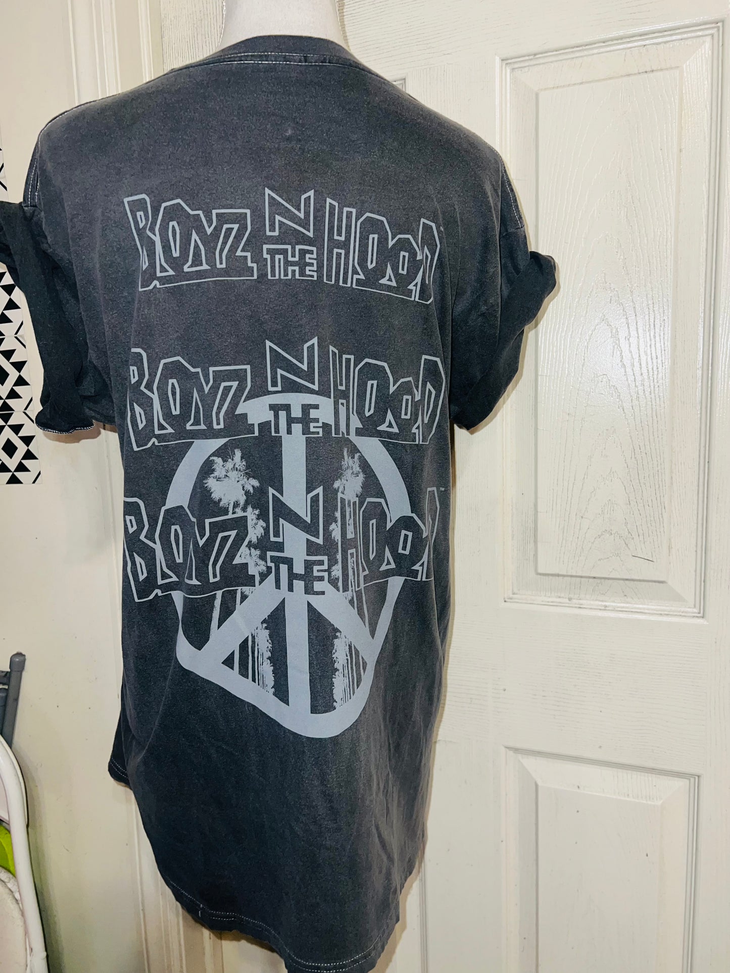 Boyz in The Hood Double Sided Oversized Distressed Tee