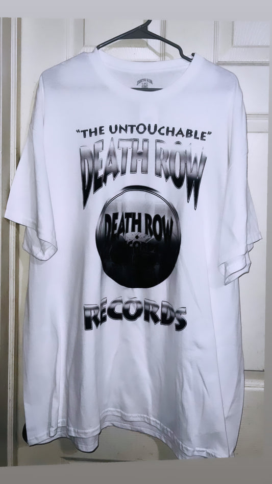 Death Row Records Oversized Distressed Tee