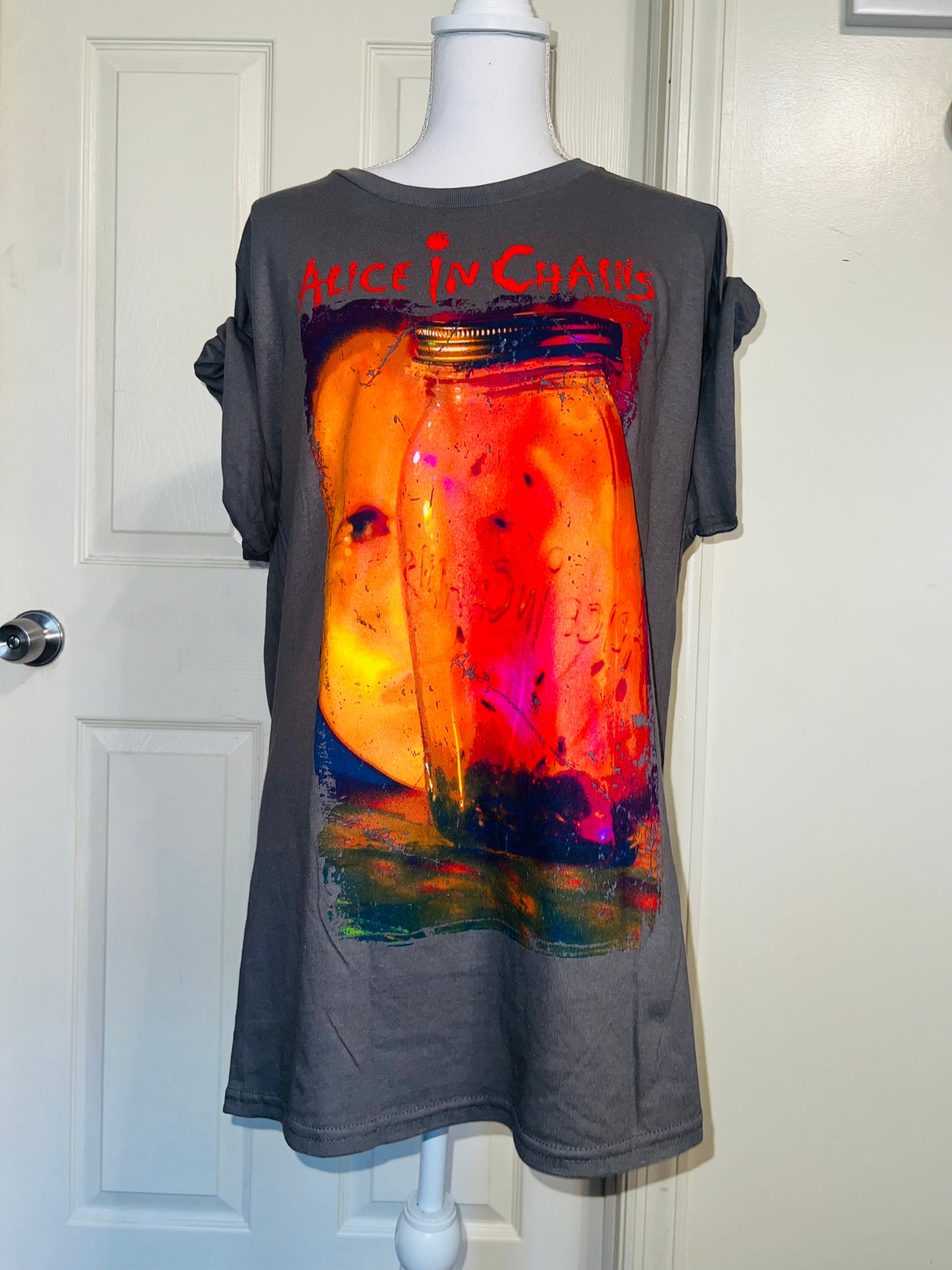 Alice In Chains Oversized Distressed Tee