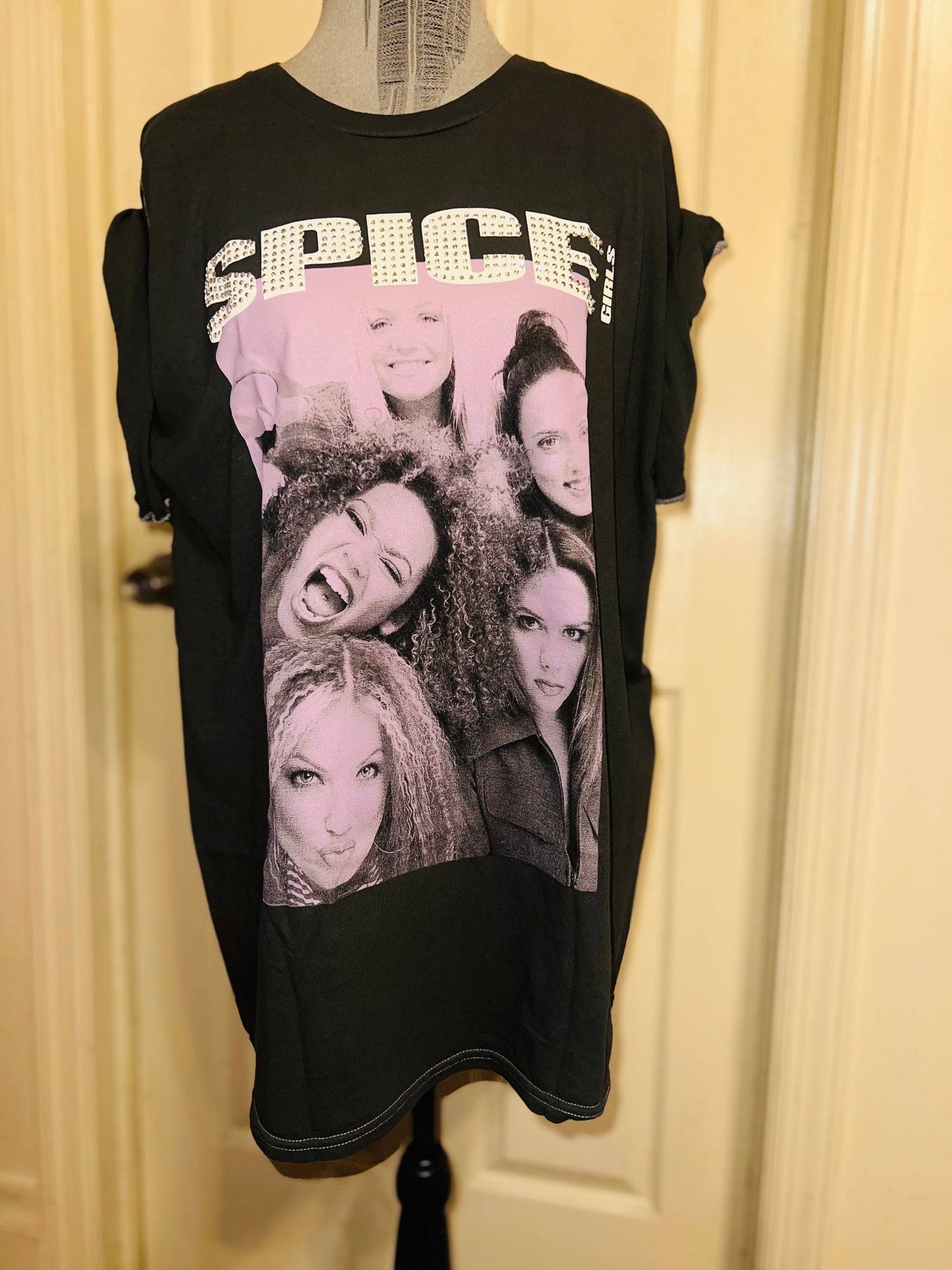 The Spice Girls Oversized Distressed Tee