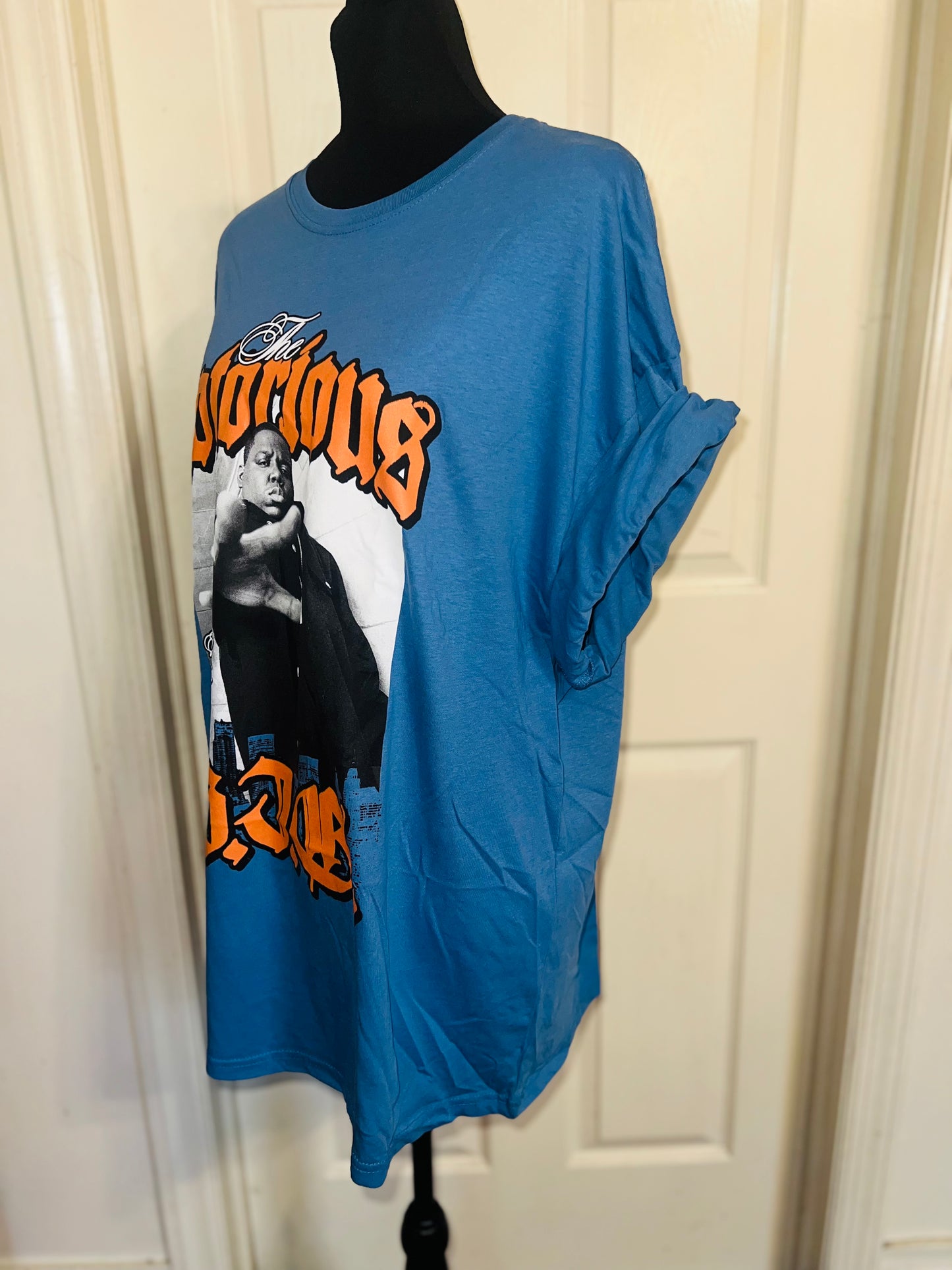Notorious BIG Oversized Distressed Tee