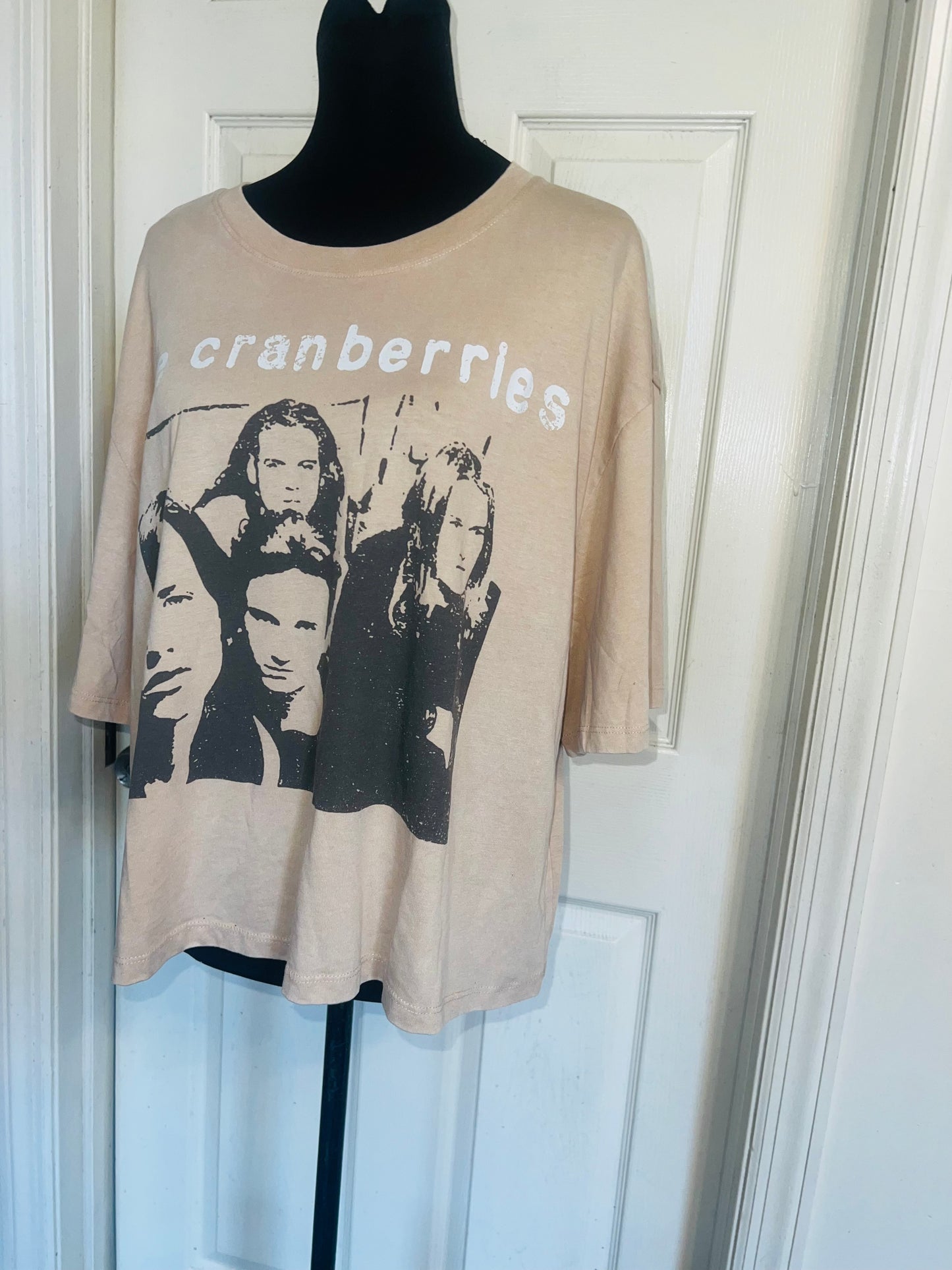 The Cranberries Oversized Distressed Tee
