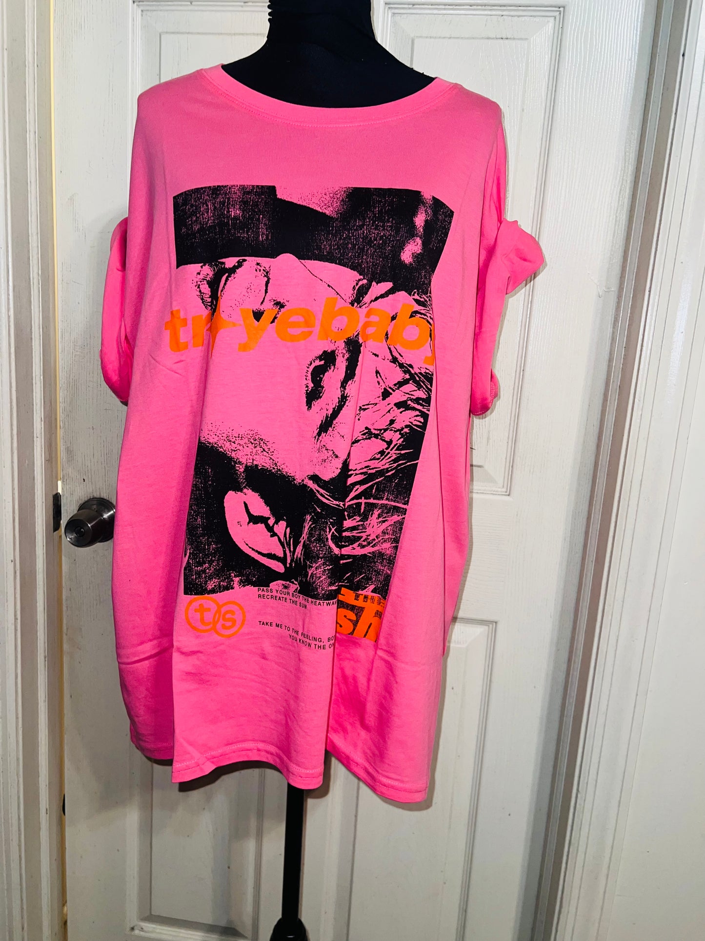 Troye Sivan Oversized Distressed Tee
