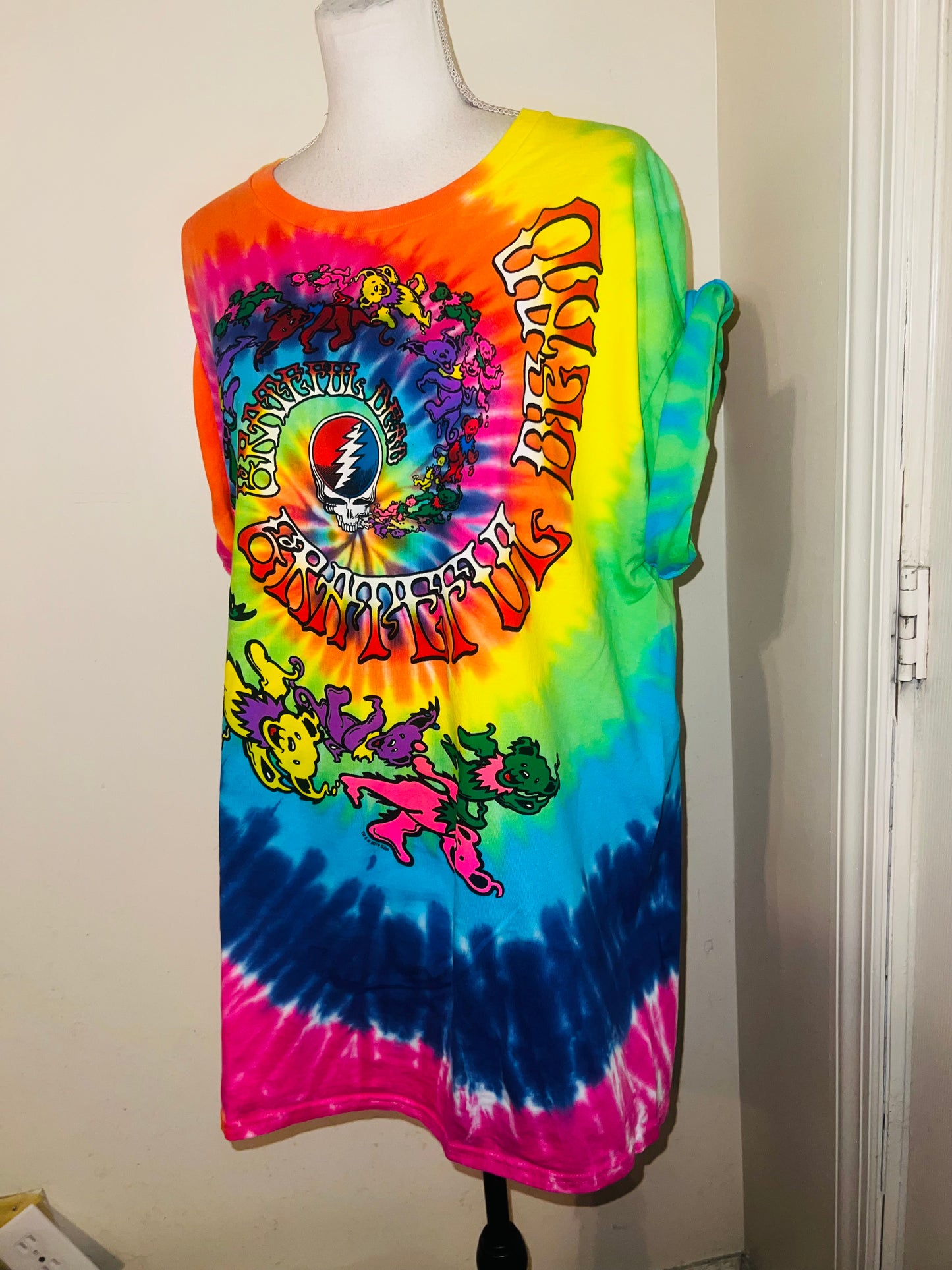 Grateful Dead Oversized Distressed Tee
