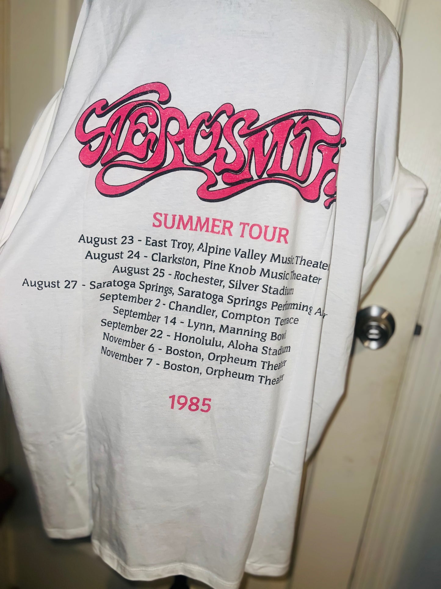 Aerosmith Double Sided Oversized Tee