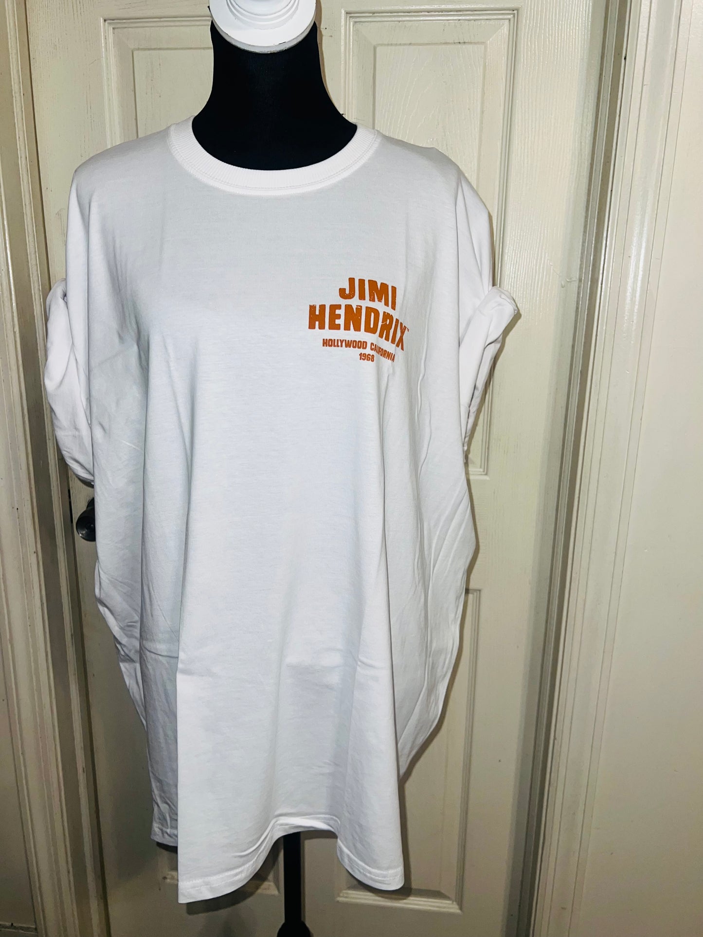 Jimi Hendrix Double Sided Oversized Distressed Tee