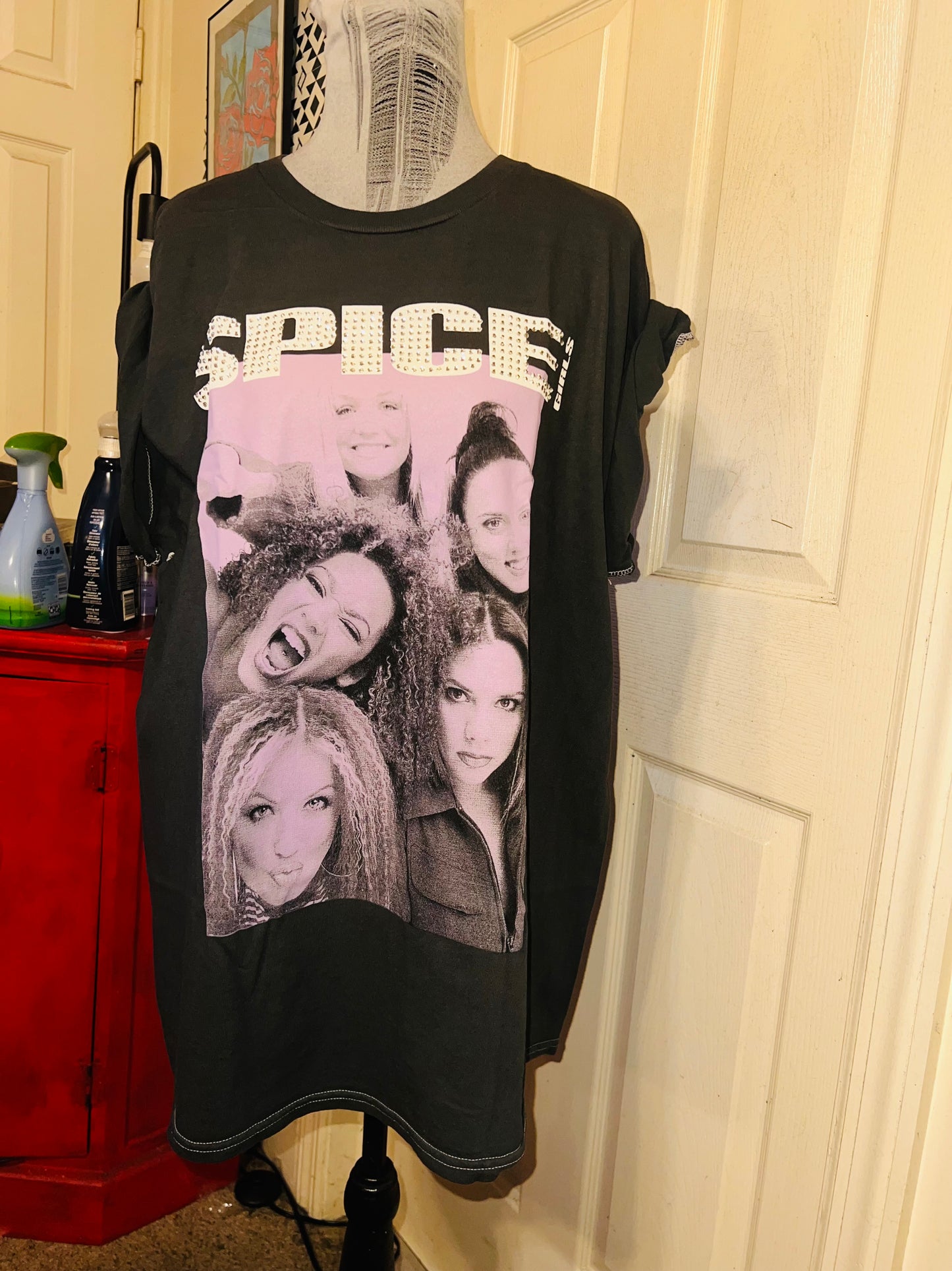 The Spice Girls Oversized Distressed Tee