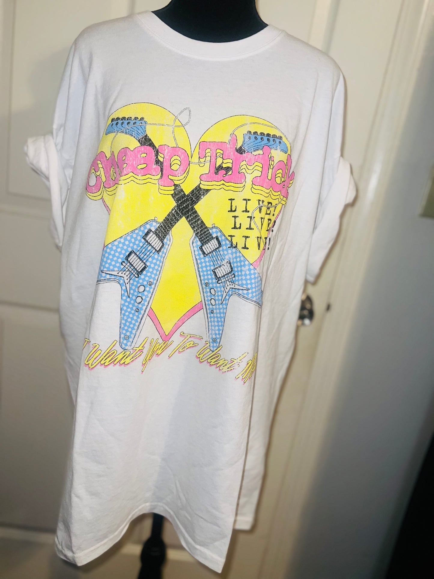Cheap Trick Double Sided Oversized Tee