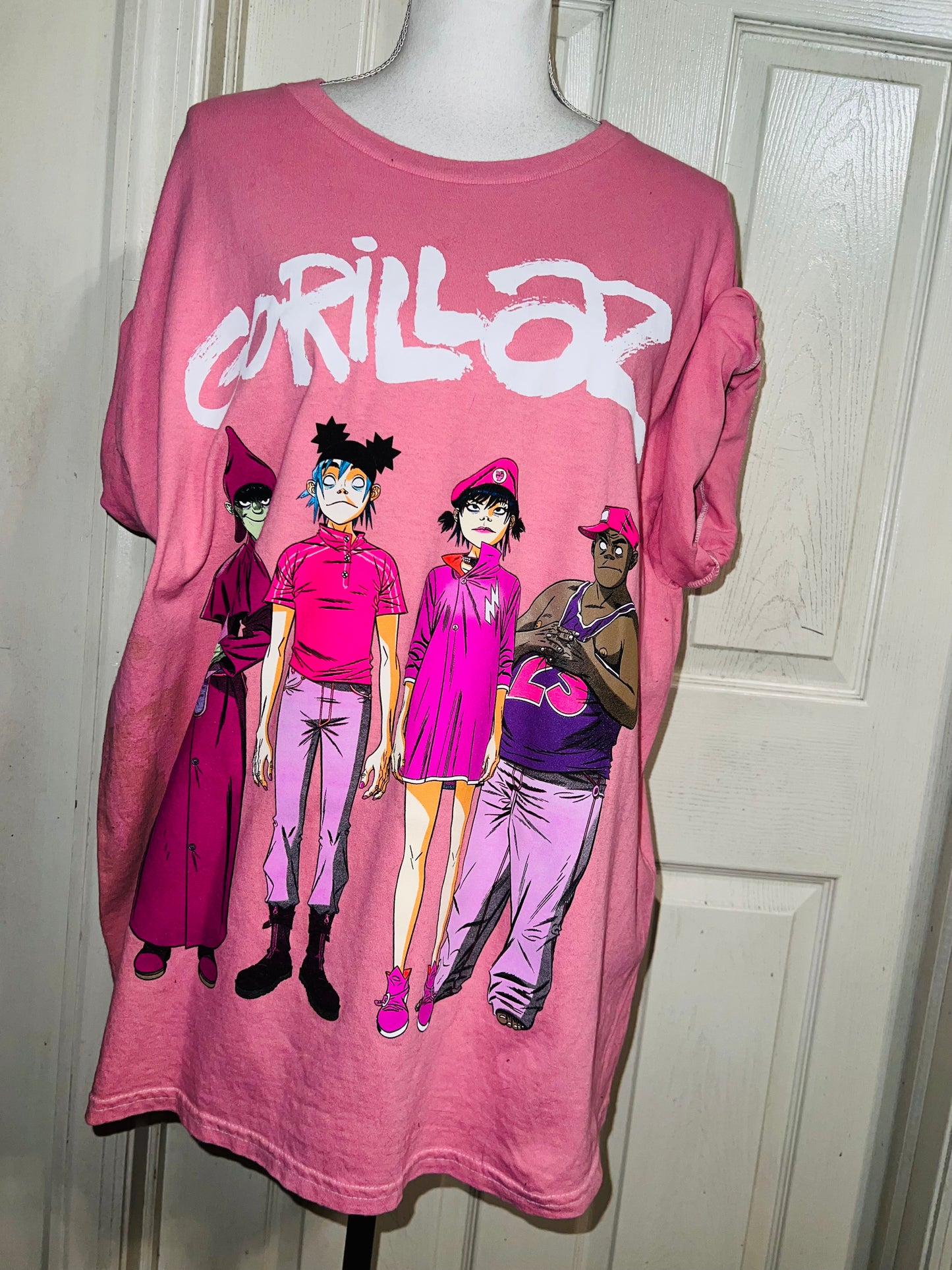 Gorillaz Oversized Distressed Tee