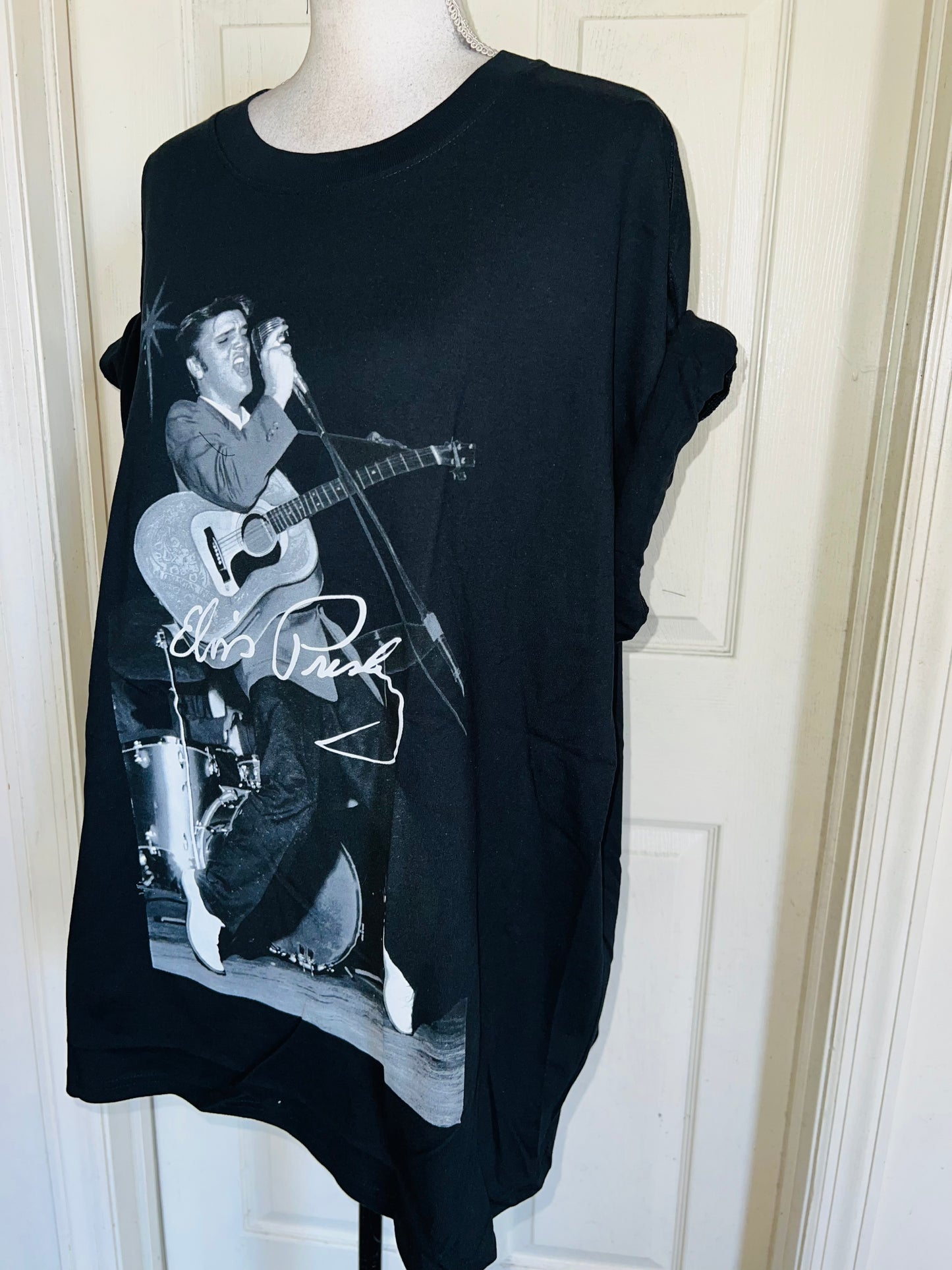 Elvis Presley Oversized Distressed Tee