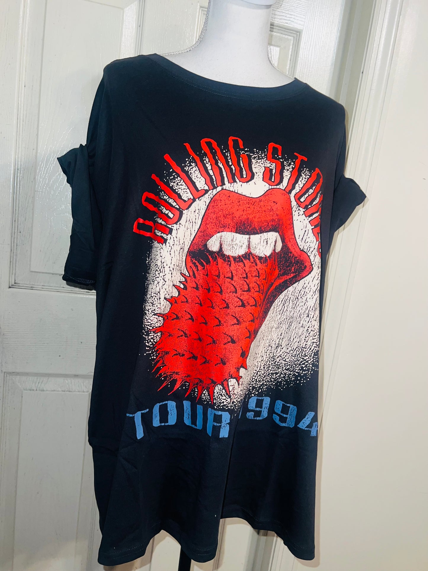 Rolling Stones Oversized Distressed Tee