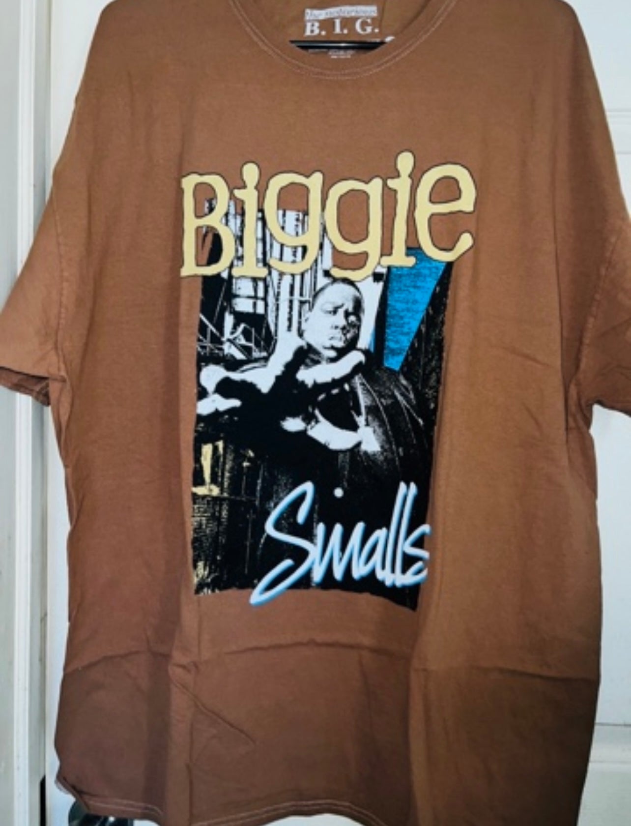 Biggie Smalls Oversized Distressed T-Shirt
