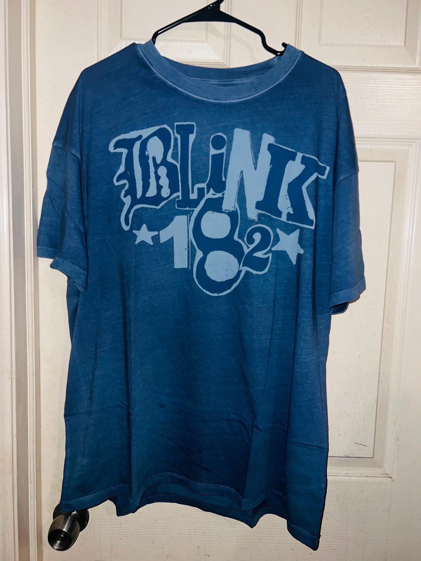 Blink 182 Oversized Distressed Tee