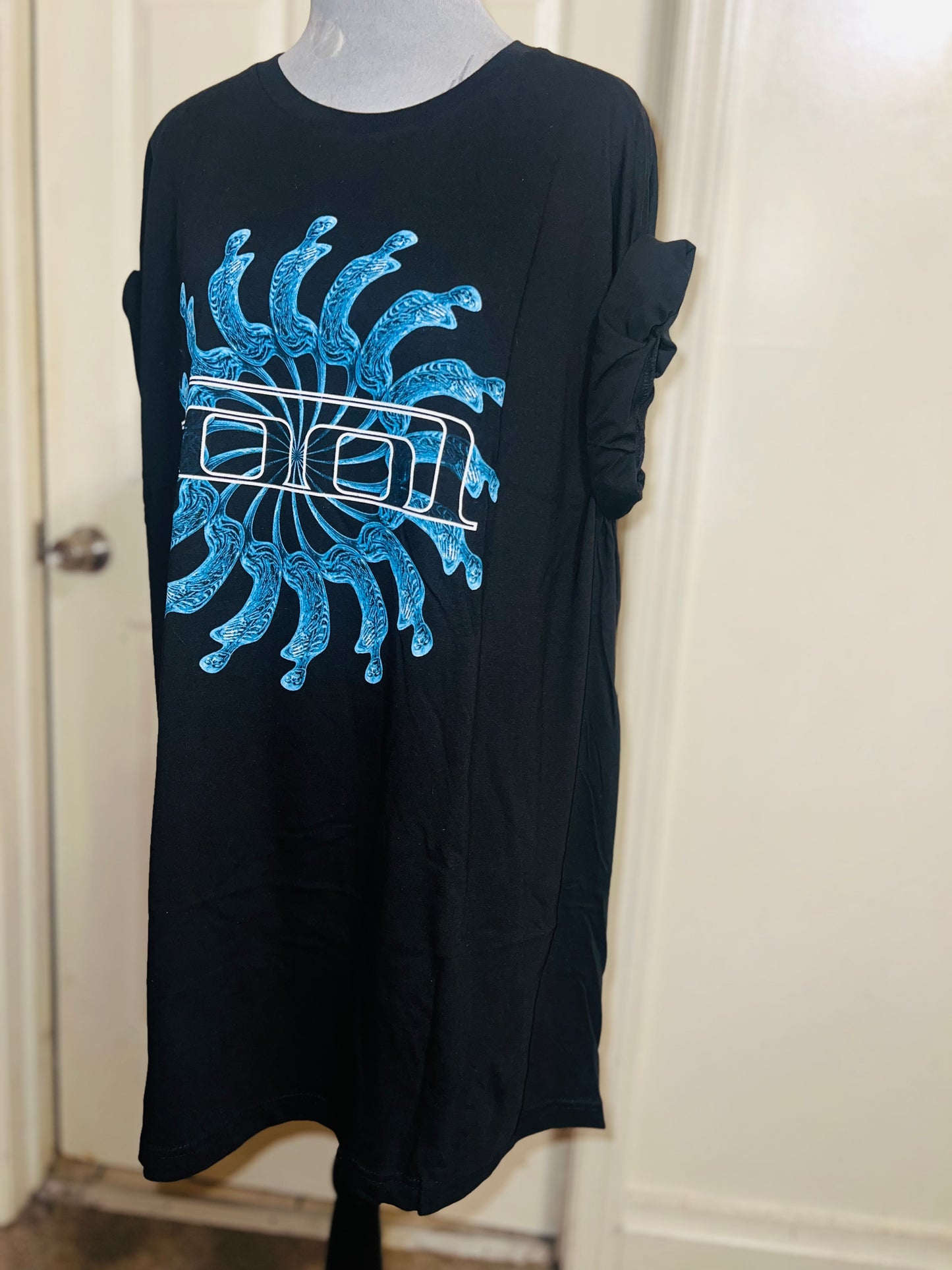 Tool Oversized Distressed Tee