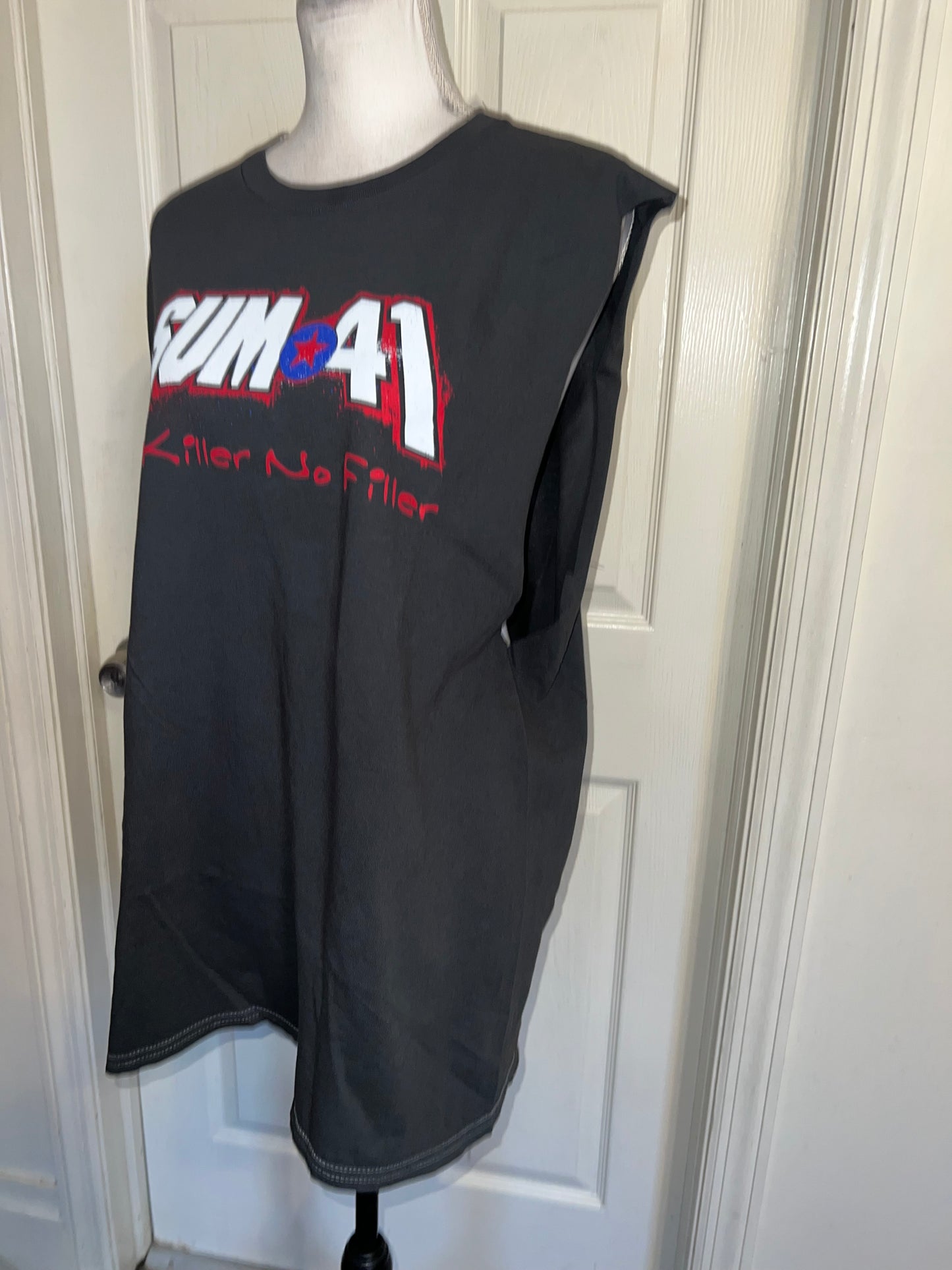 Sum 41 Double Sided Oversized Distressed Tank