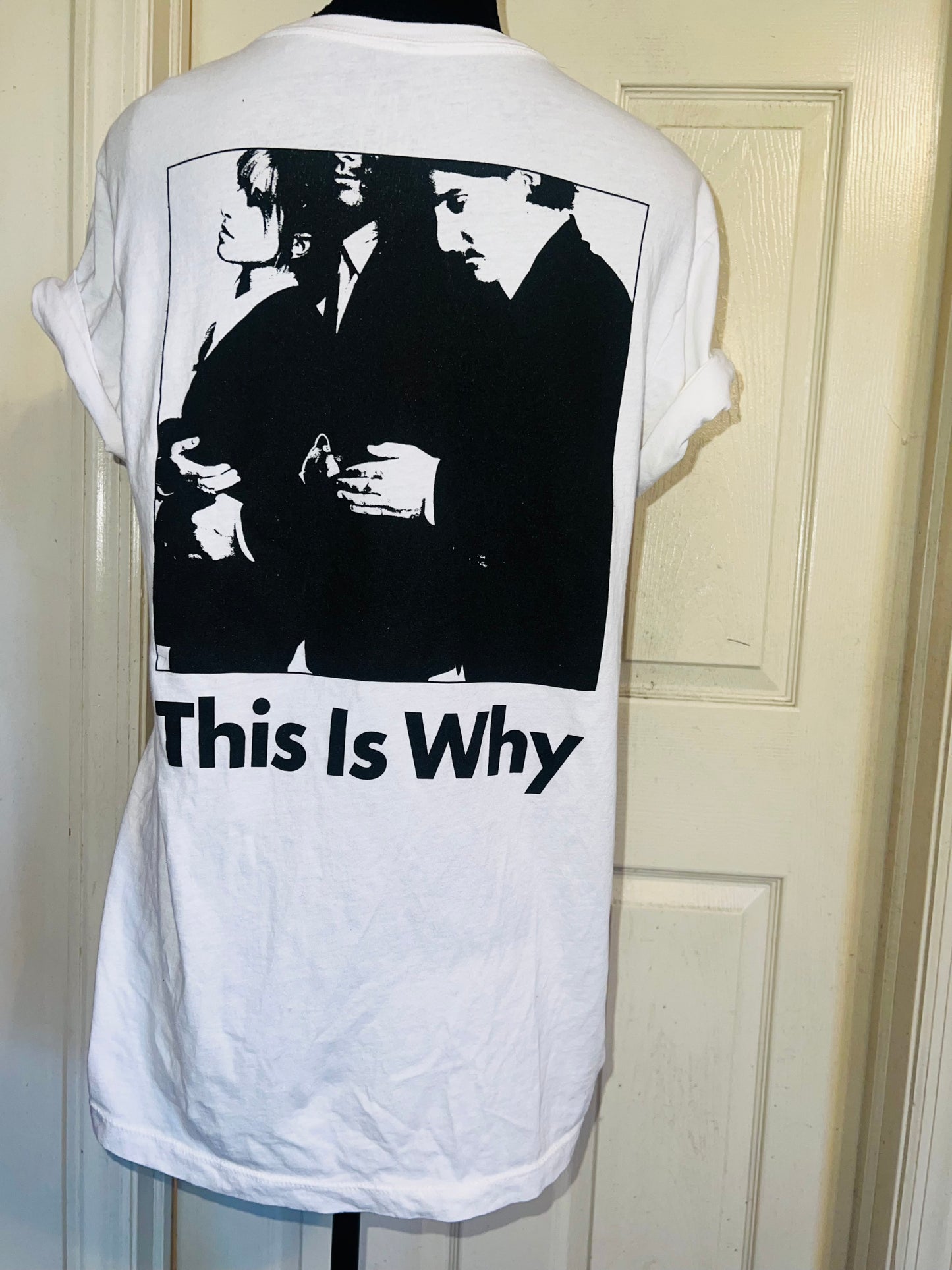 Paramore This is Why Double Sided Oversized Distressed Tee