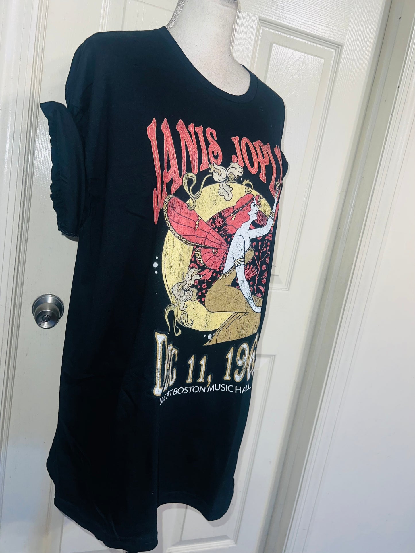 Janis Joplin Oversized Distressed Tee