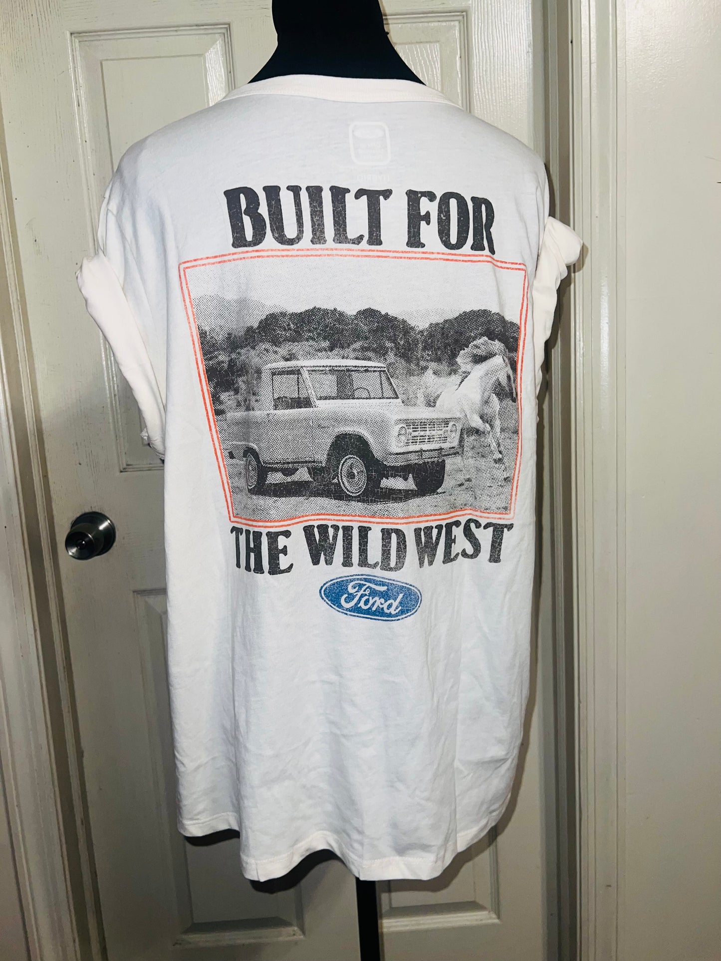 Ford Bronco Wild West Double Sided Distressed Tee
