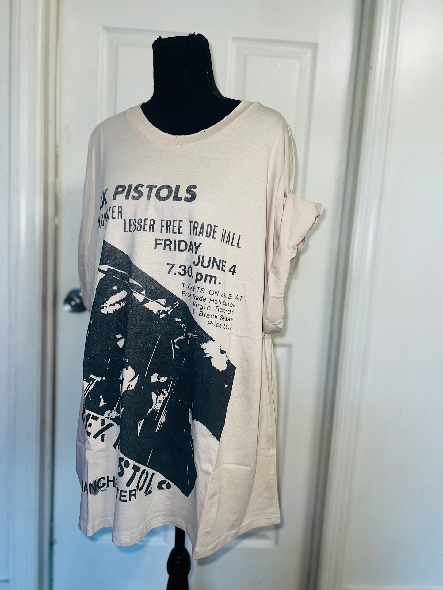 The Sex Pistols Oversized Distressed Tee