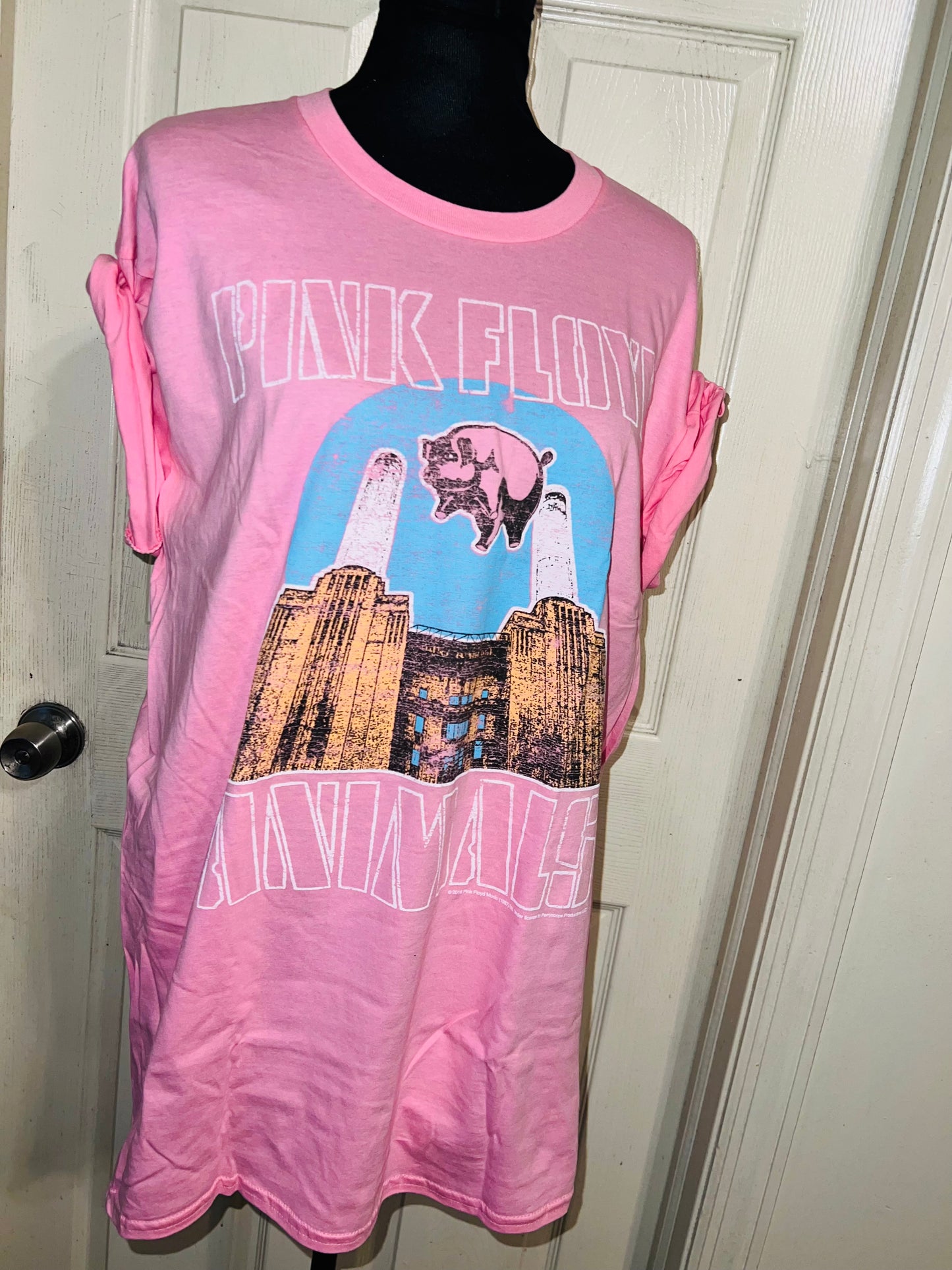 Pink Floyd Oversized Distressed Tee