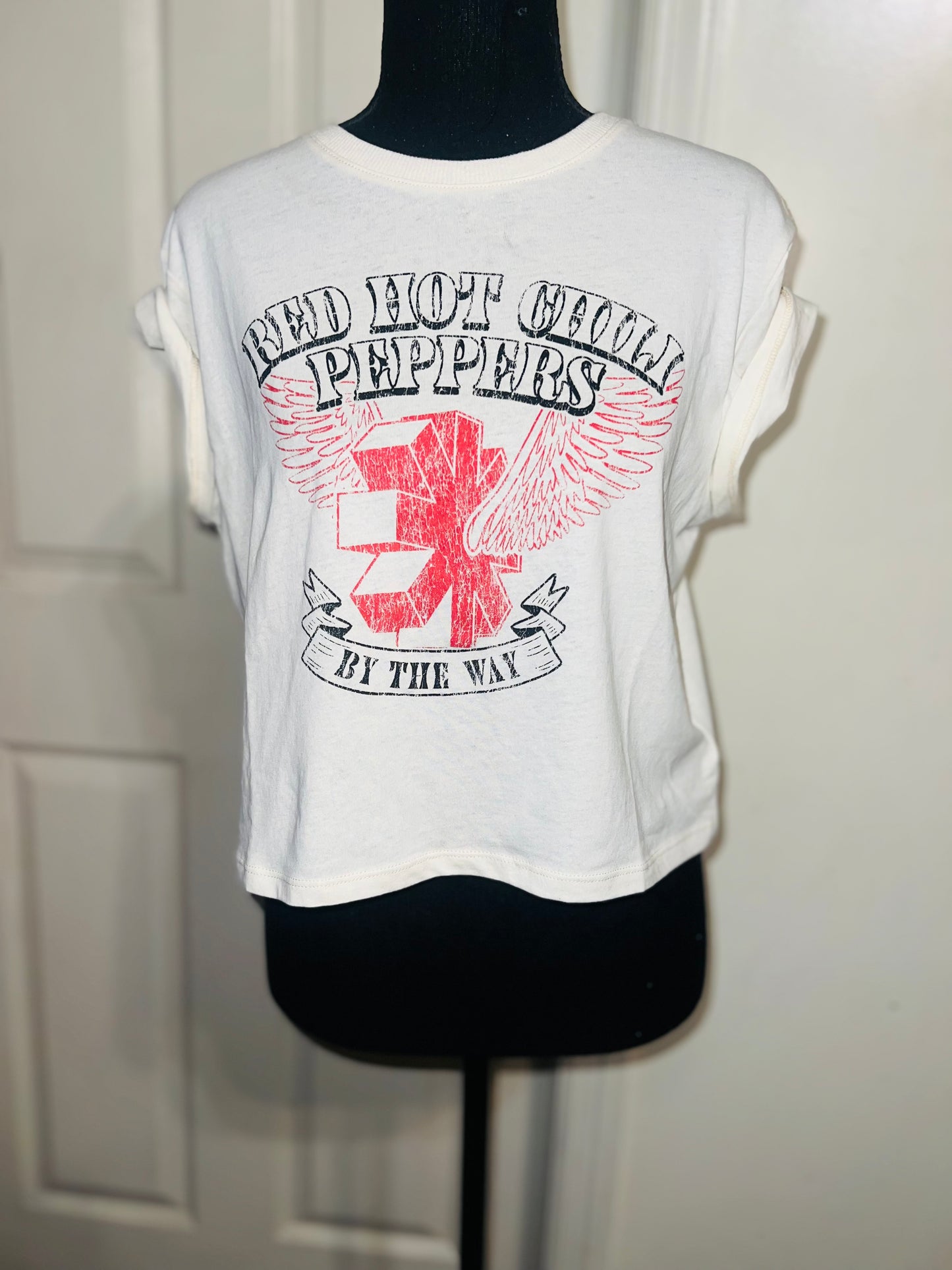 Red Hot Chili Peppers Distressed Baby Tee