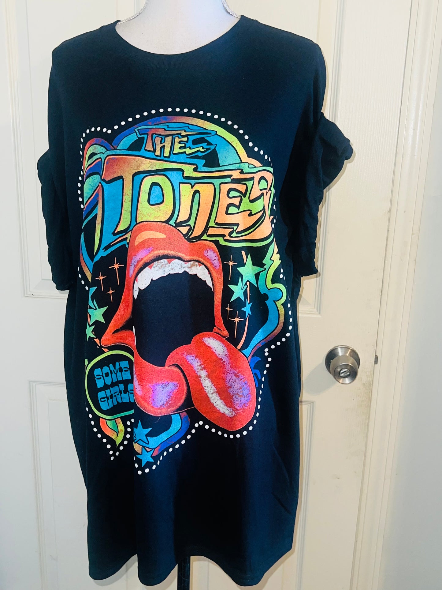 Rolling Stones Oversized Distressed Tee
