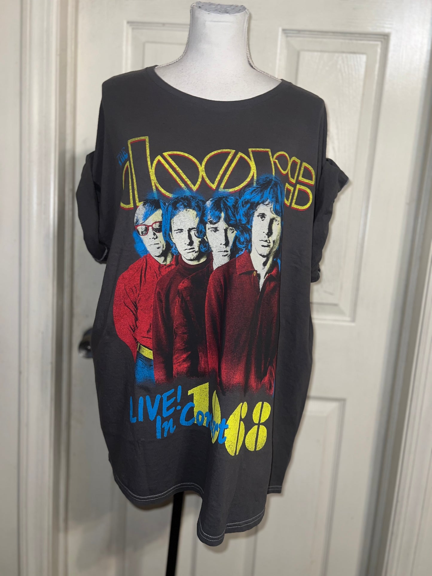 The Doors Double Sided Oversized Distressed Tee