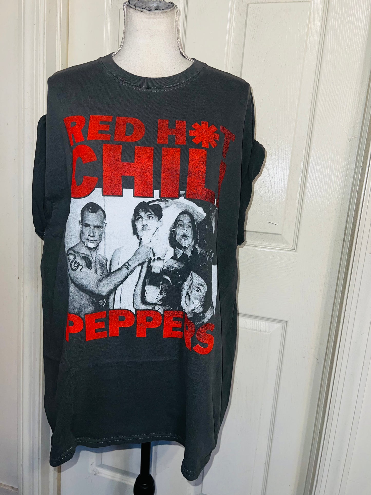 Red Hot Chili Peppers Oversized Distressed Tee