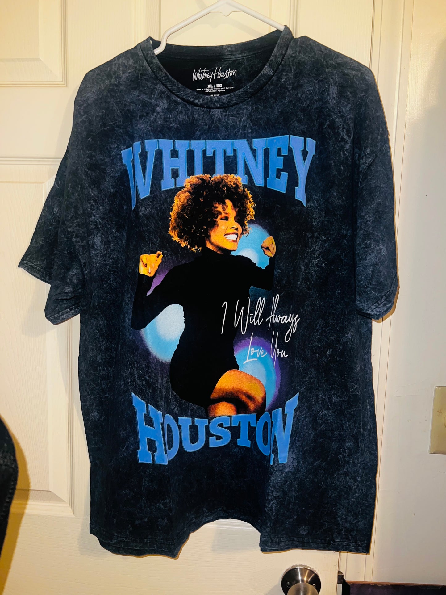 Whitney Houston Oversized Distressed Tee