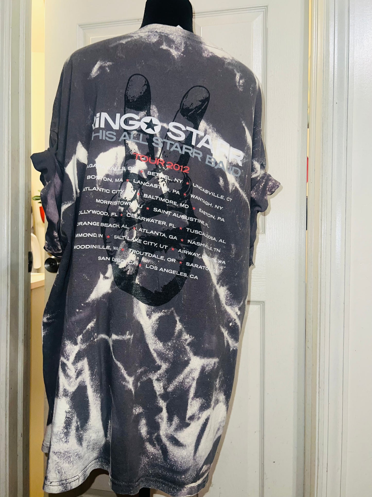 Bleached Ringo Starr Vintage Double Sided Tee