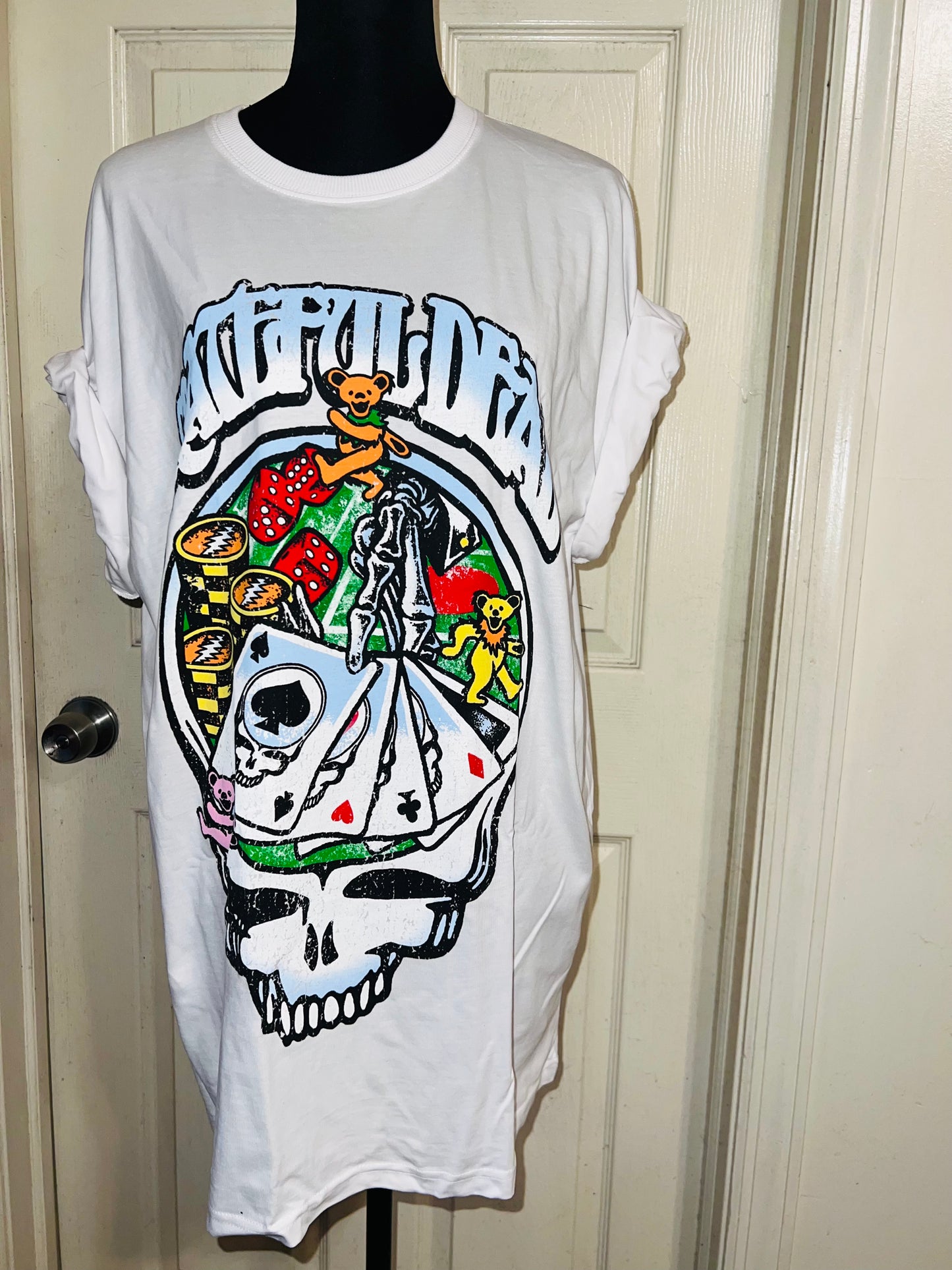 Grateful Dead Oversized Distressed Tee