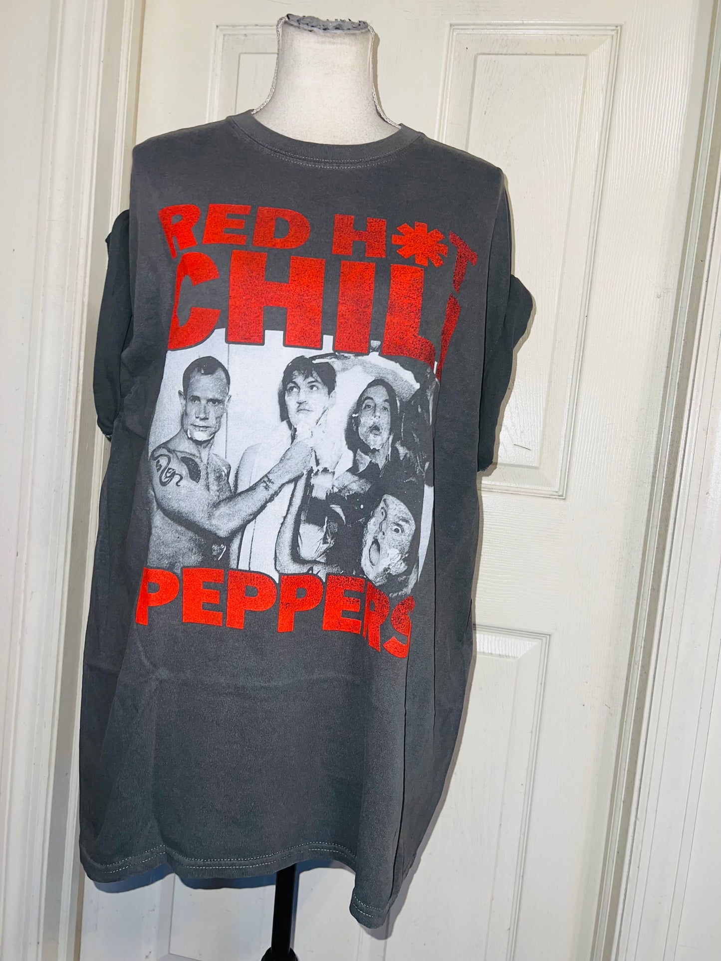 Red Hot Chili Peppers Oversized Distressed Tee
