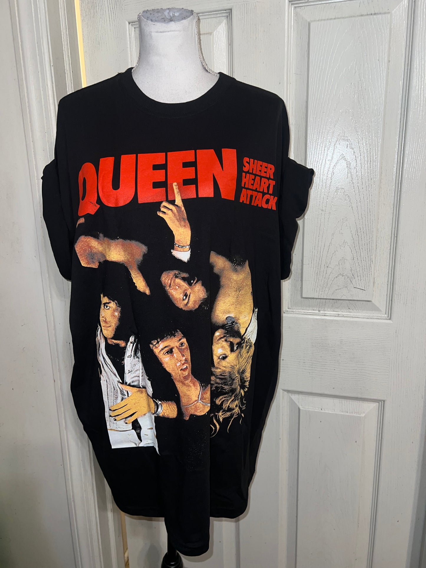 Queen Oversized Distressed Tee