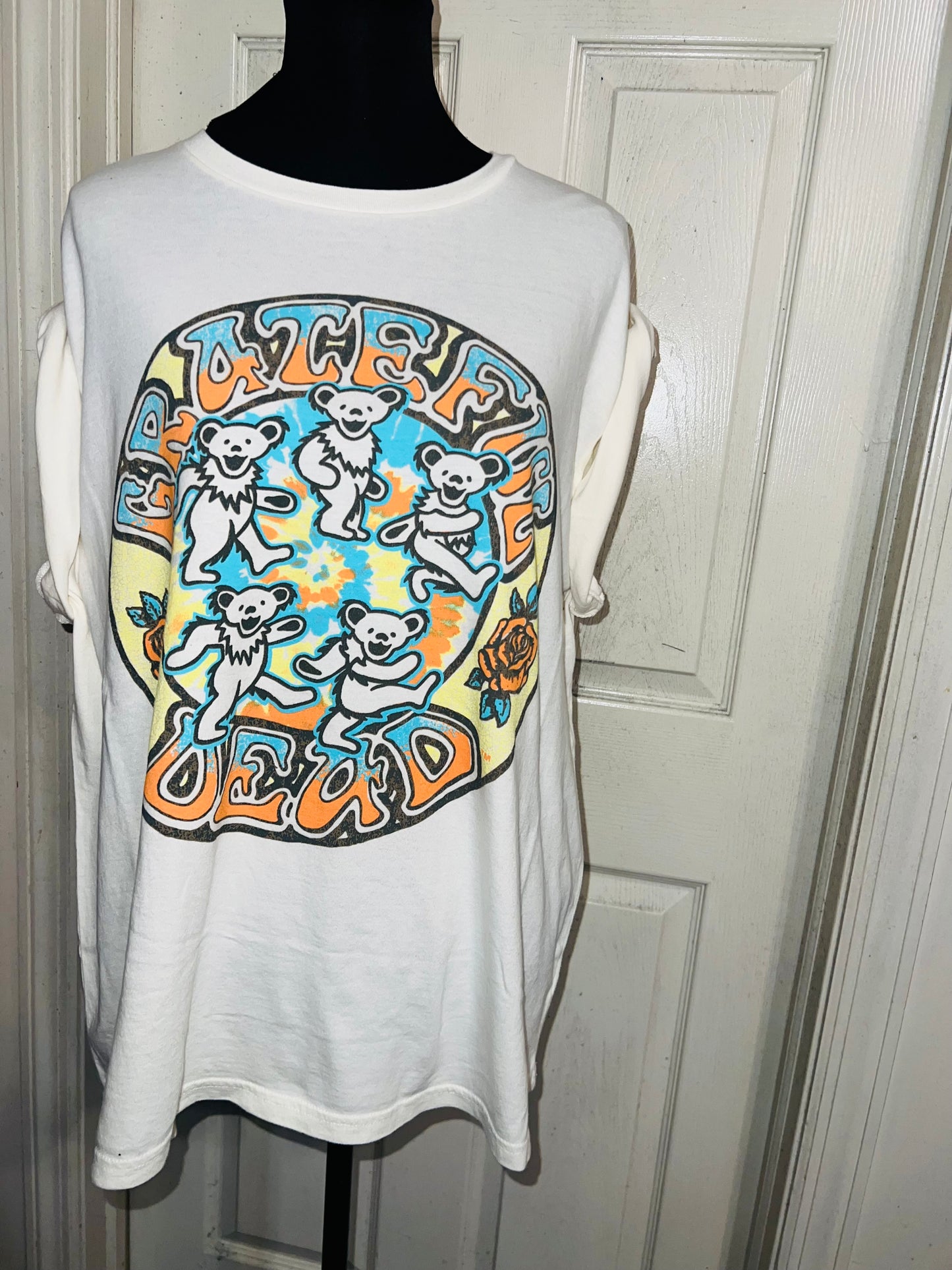 Grateful Dead Double Sided Oversized Distressed Tee
