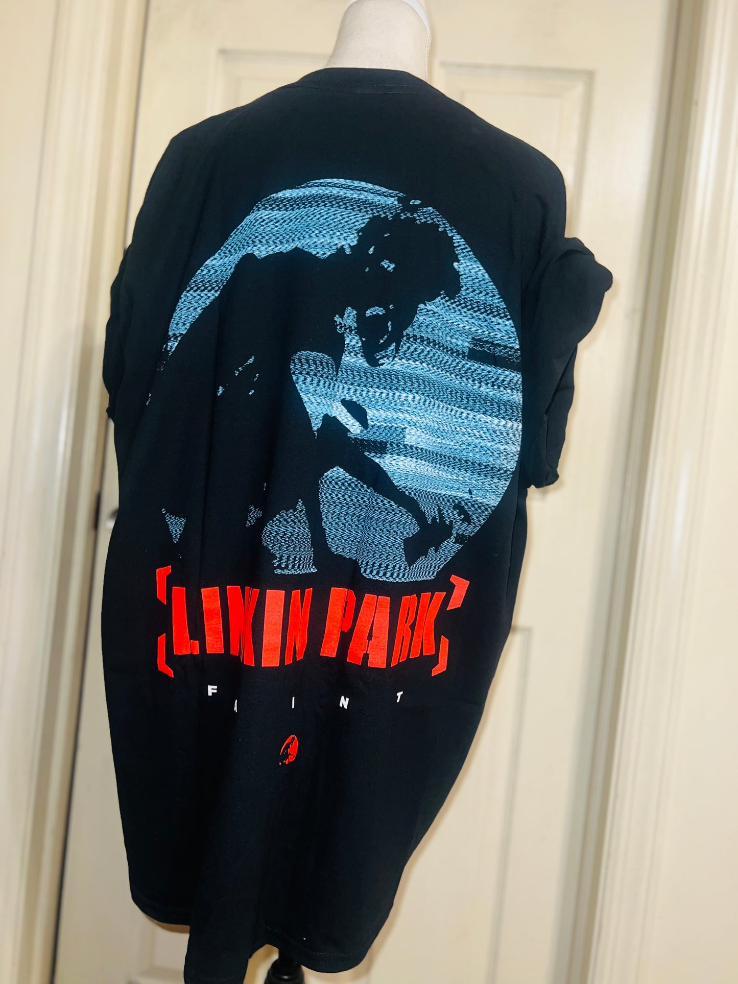 Linkin Park Double Sided Oversized Distressed Tee