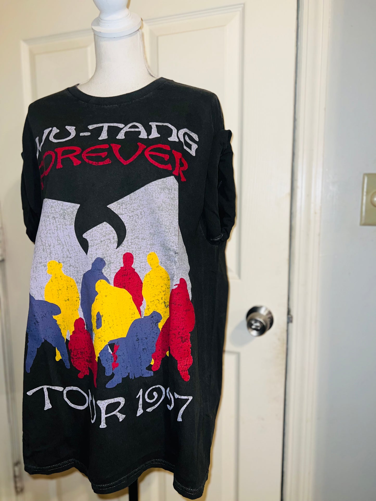 Wu-Tang Clan Oversized Distressed Tee