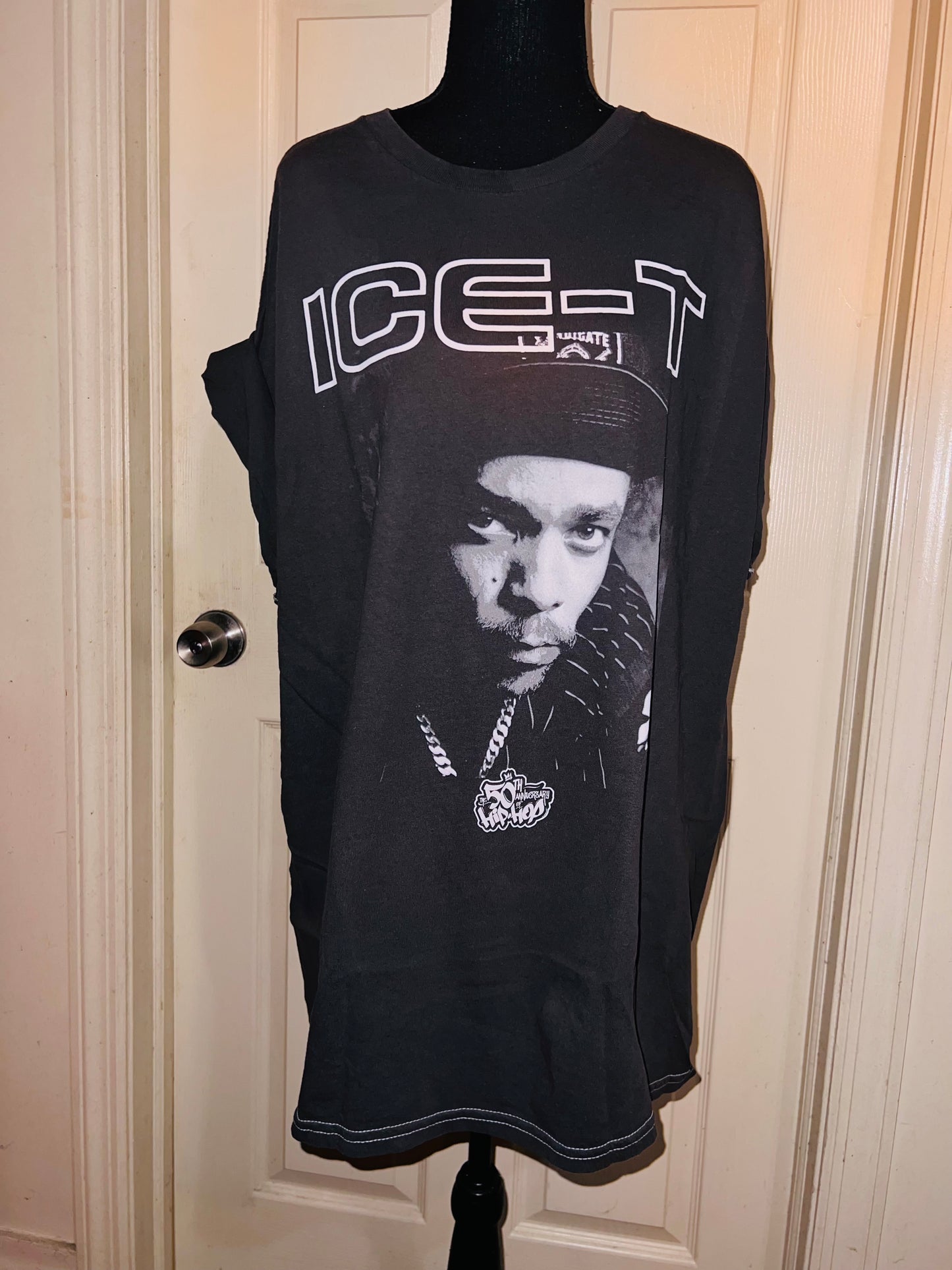Ice-T Oversized Distressed Tee
