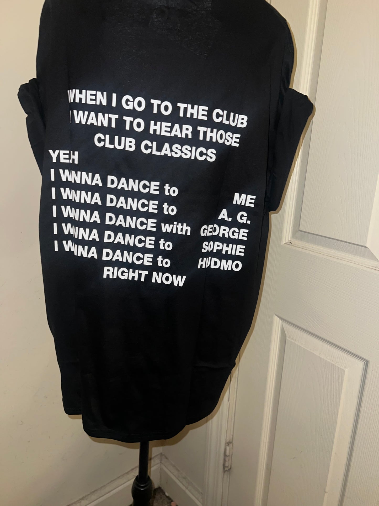 Charli XCX Double Sided Oversized Distressed Tee