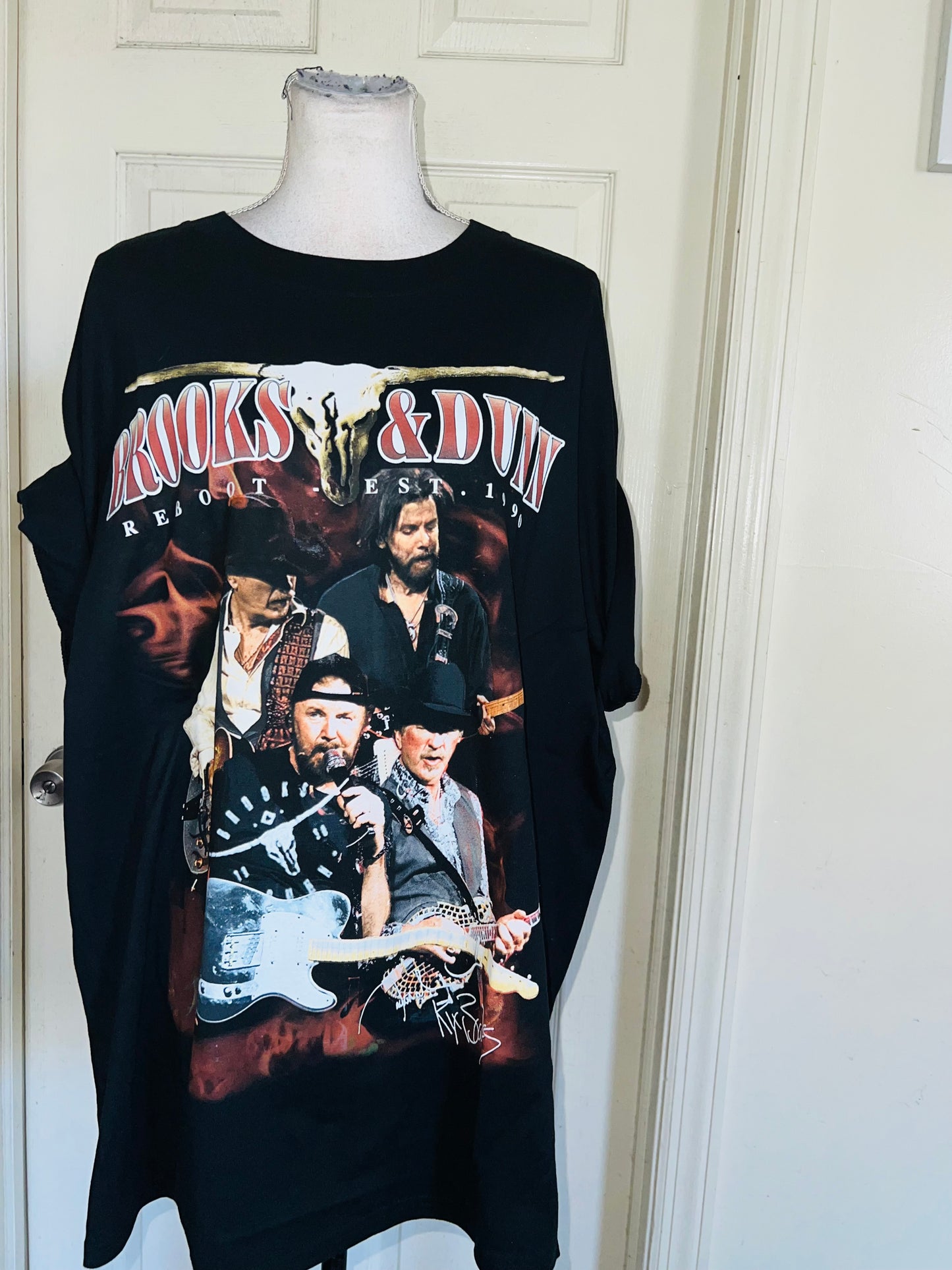 Brooks & Dunn Oversized Distressed Tee
