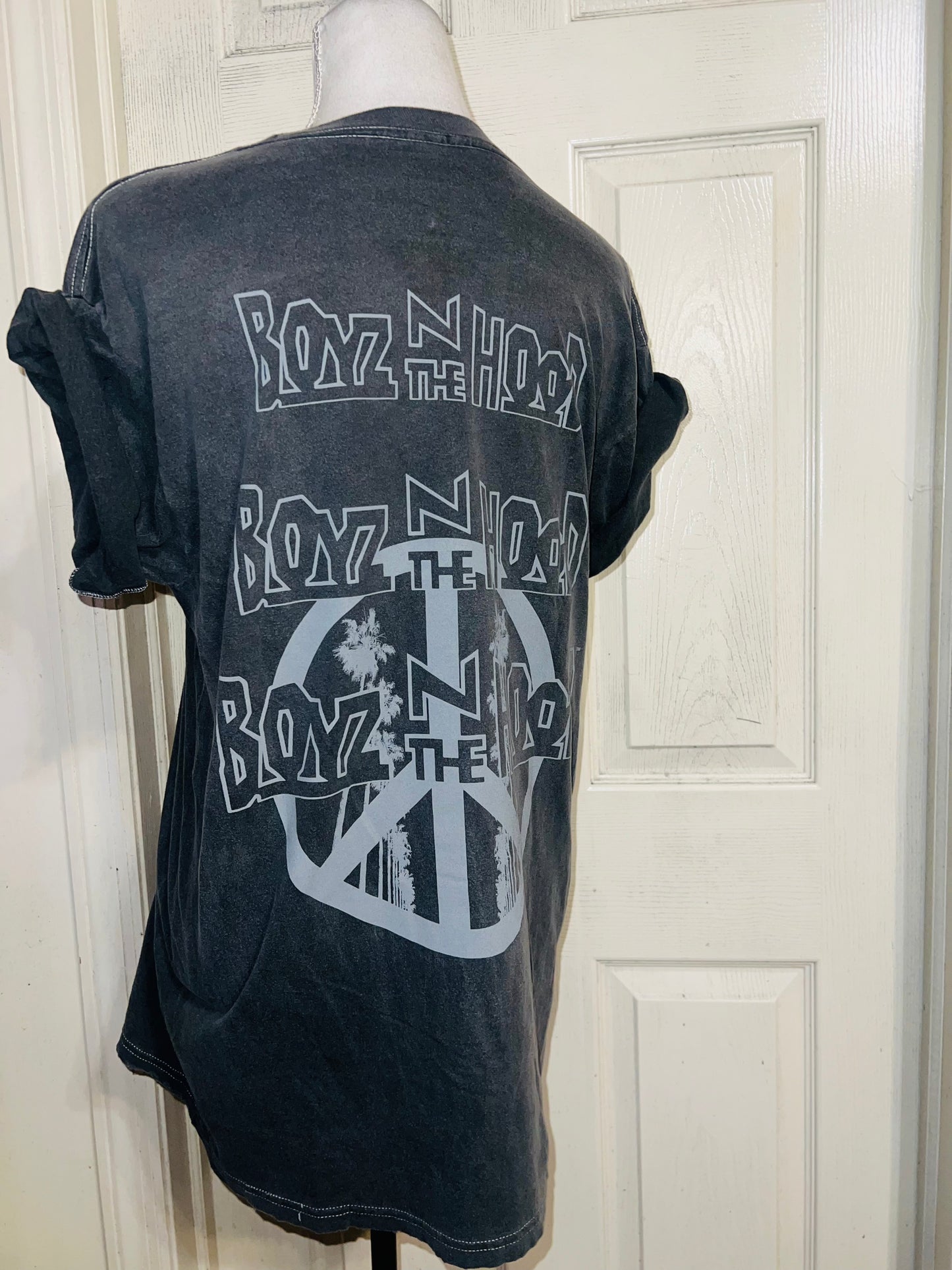 Boyz in The Hood Double Sided Oversized Distressed Tee