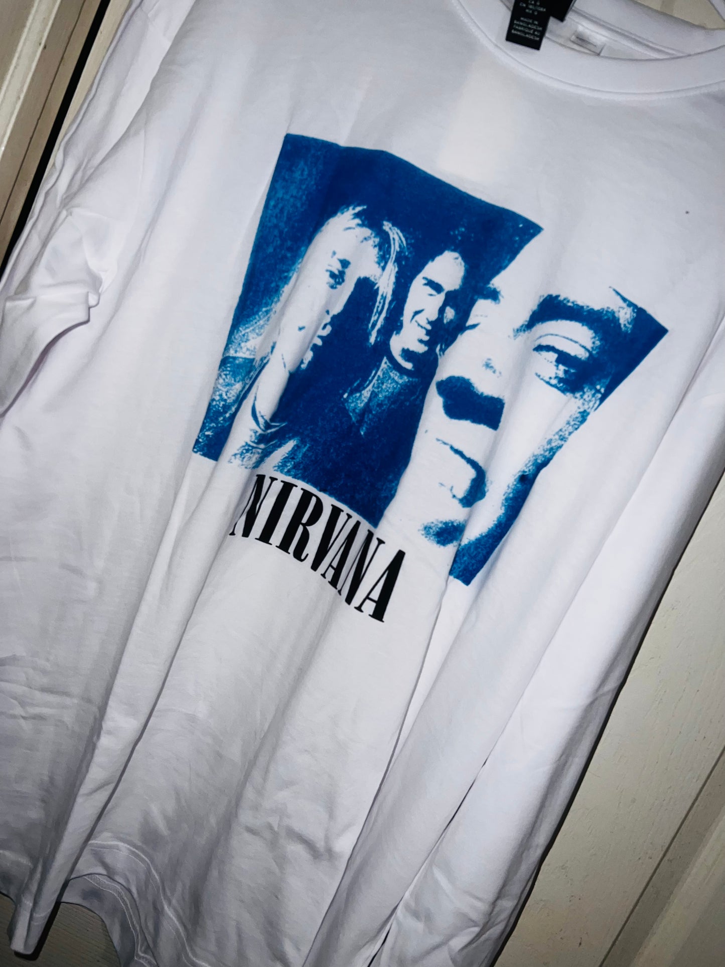 Nirvana Long Sleeve Oversized Shirt