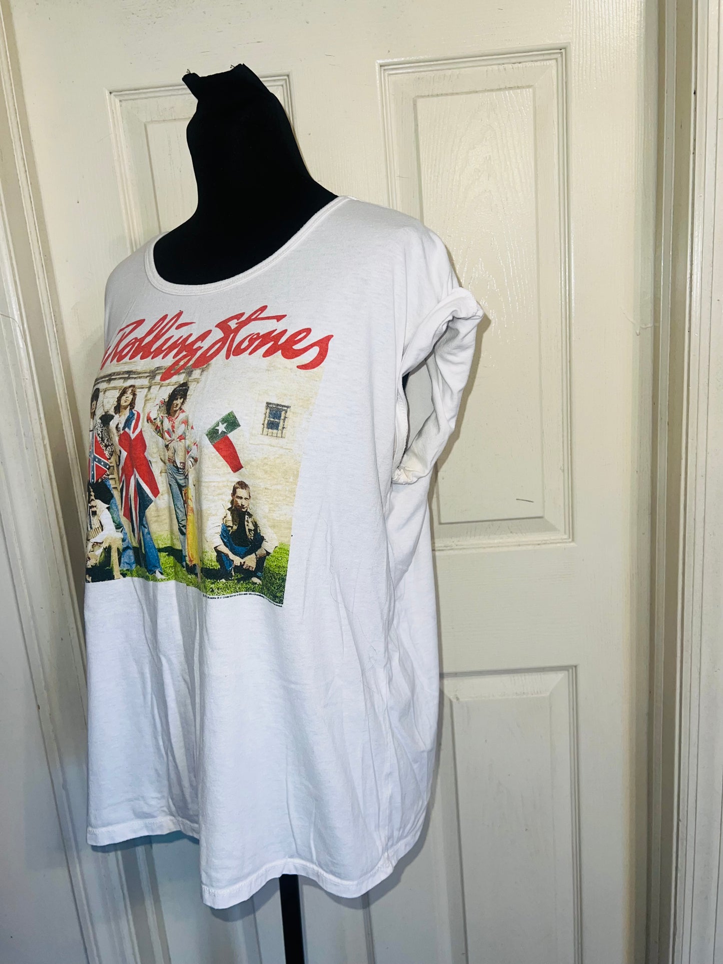 The Rolling Stones Oversized Distressed Tee